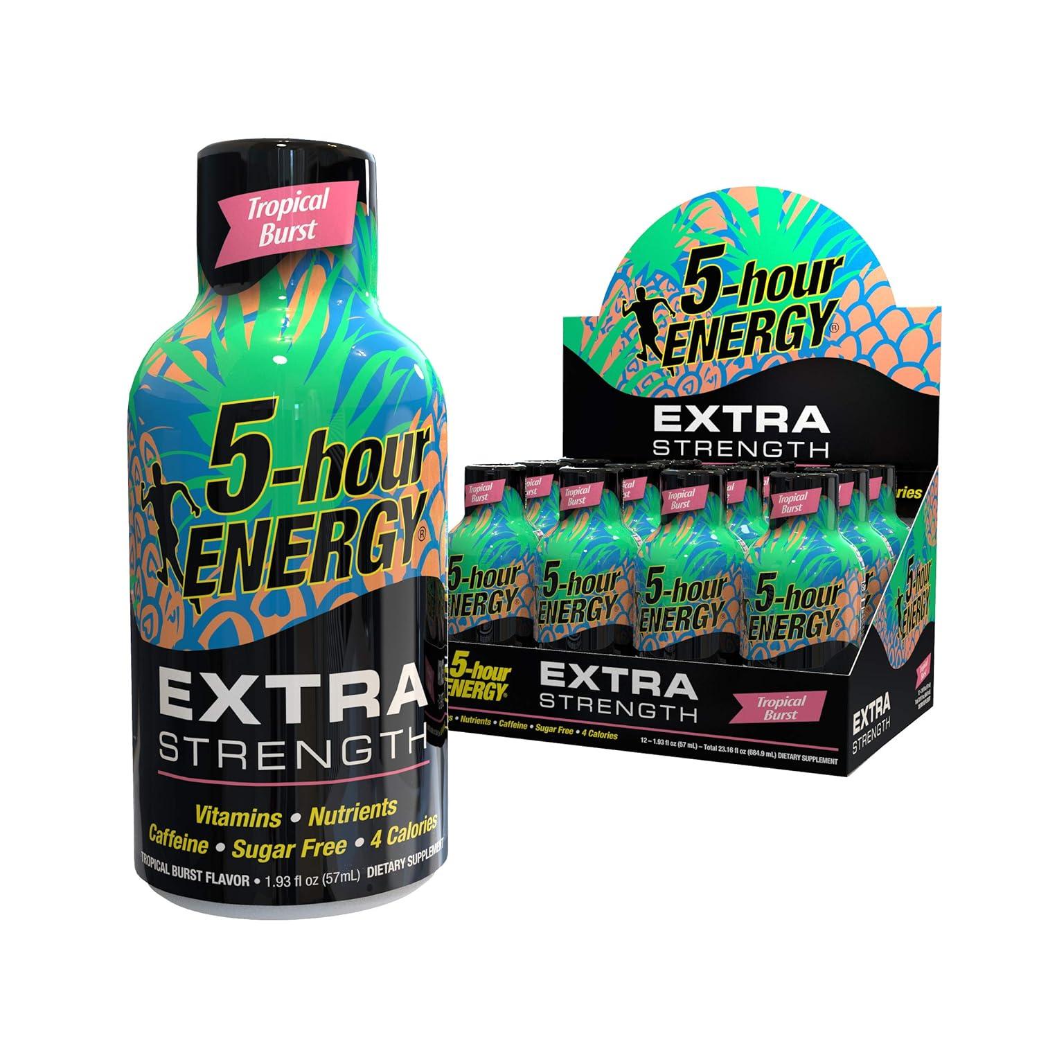Hydration Hack: 5-hour ENERGY's Tropical Burst vs. Extra Strength