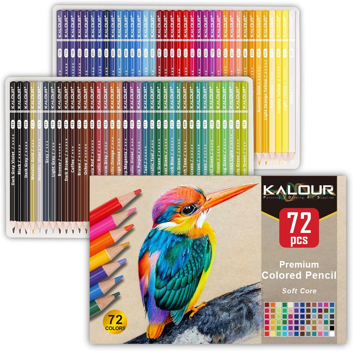 Soft Core Showdown: KALOUR Colored Pencils for All Ages