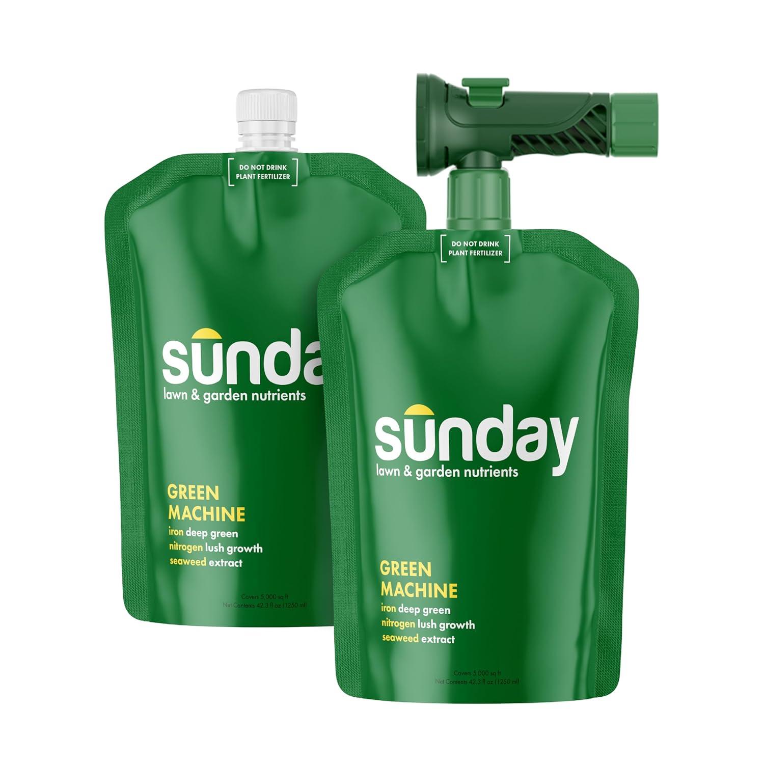 Lawn Fertilizer Faceoff: Sunday Green Machine's Surprising Ease