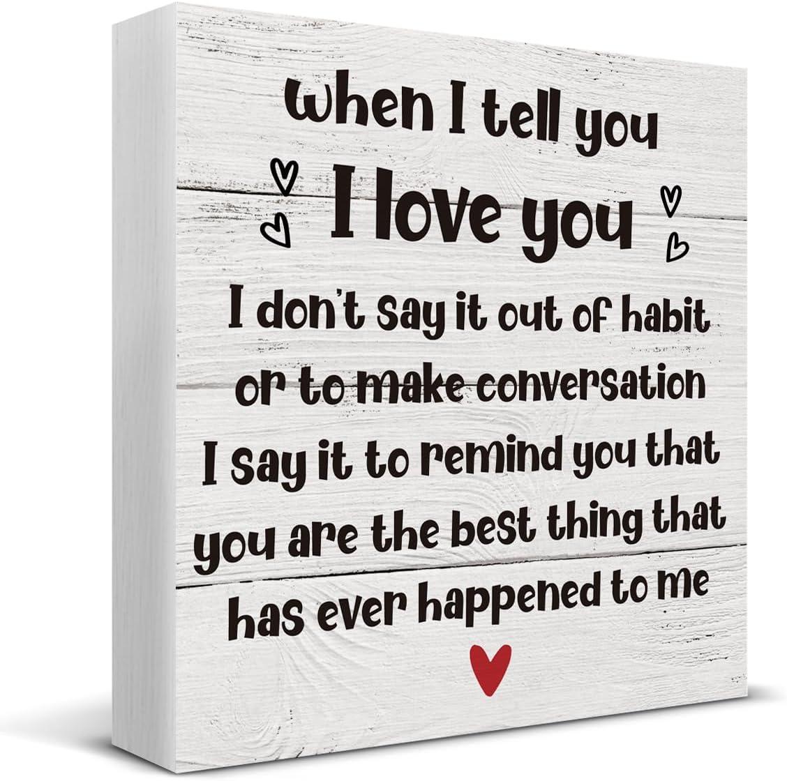 Romantic Wooden Signs: Love's Message vs. Home Decor Fun