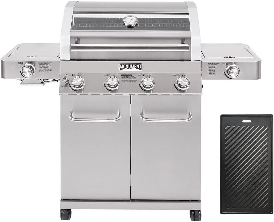 Grill Showdown: Monument's 4-Burner vs. Tabletop Versatility
