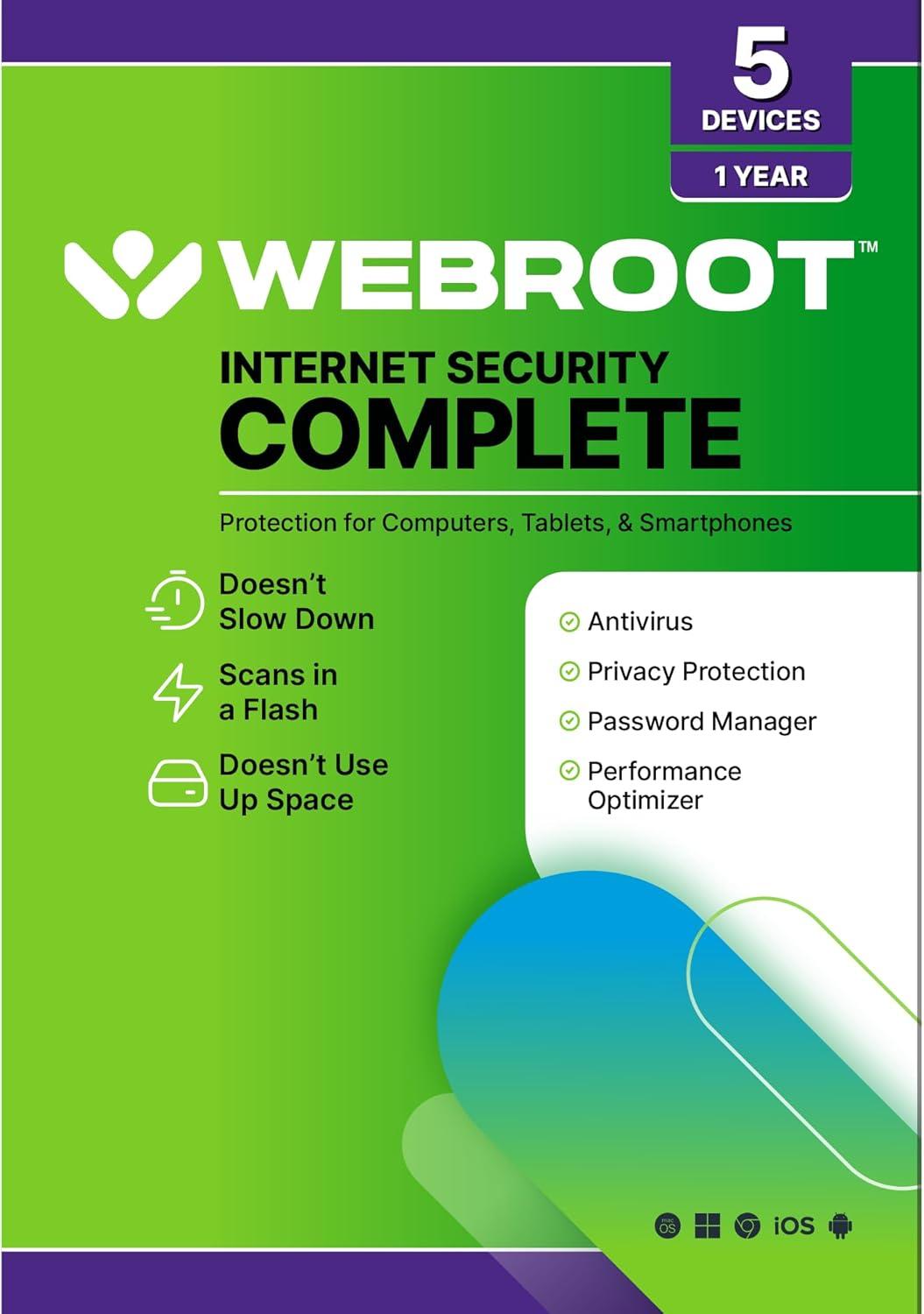Webroot Internet Security Showdown: 5 Devices, One Keycard!