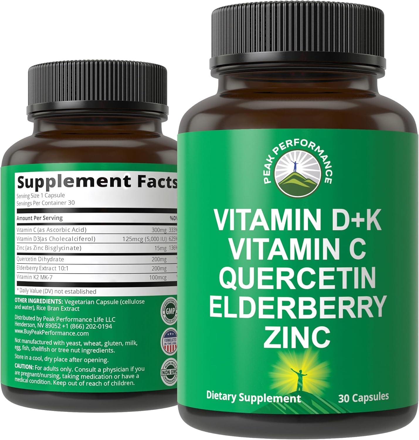 Immunity Showdown: Vitamin D3-K2 + Zinc vs. Elderberry Power