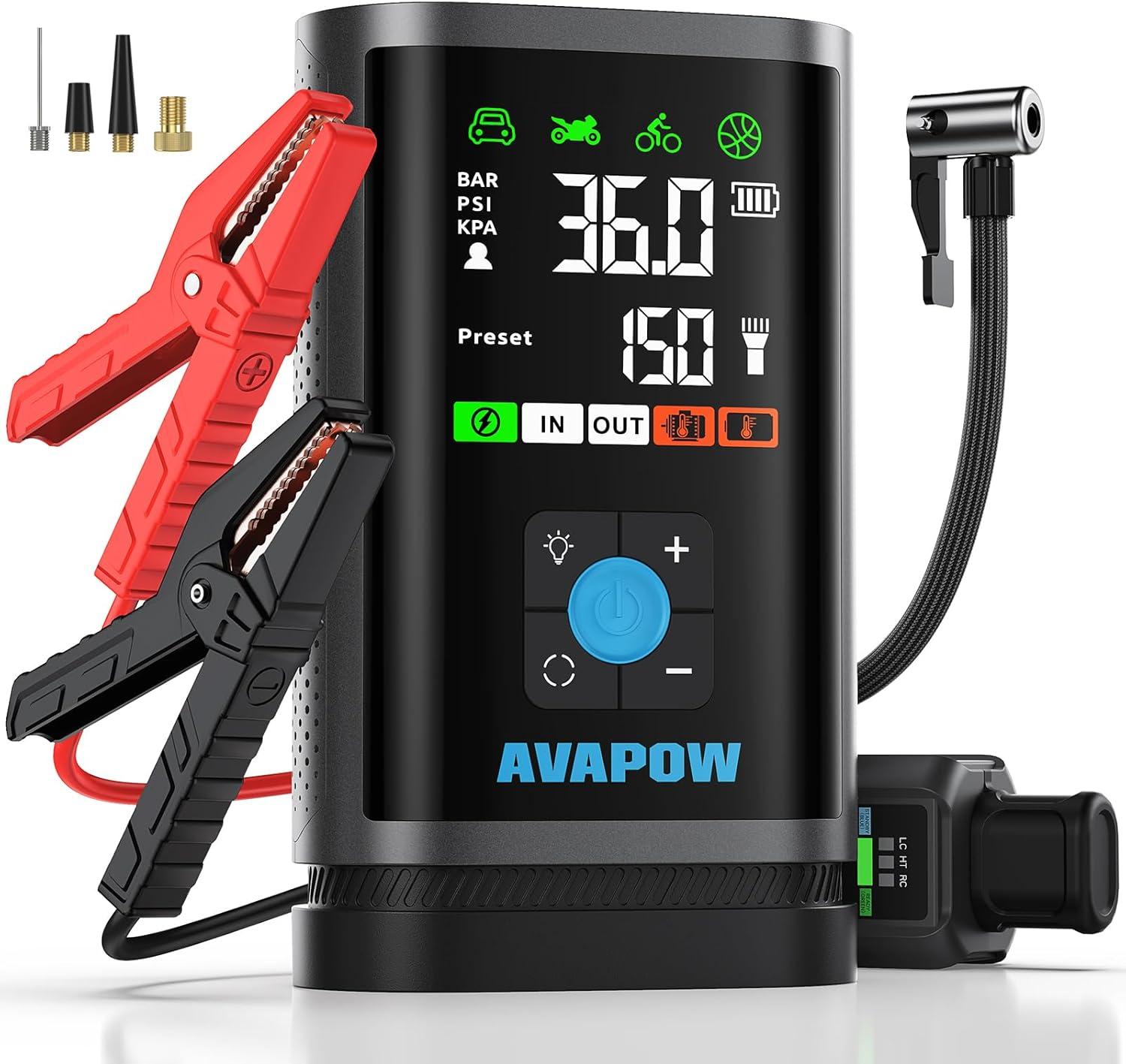 Jump Starter Showdown: AVAPOW's Best for Everyday Emergencies