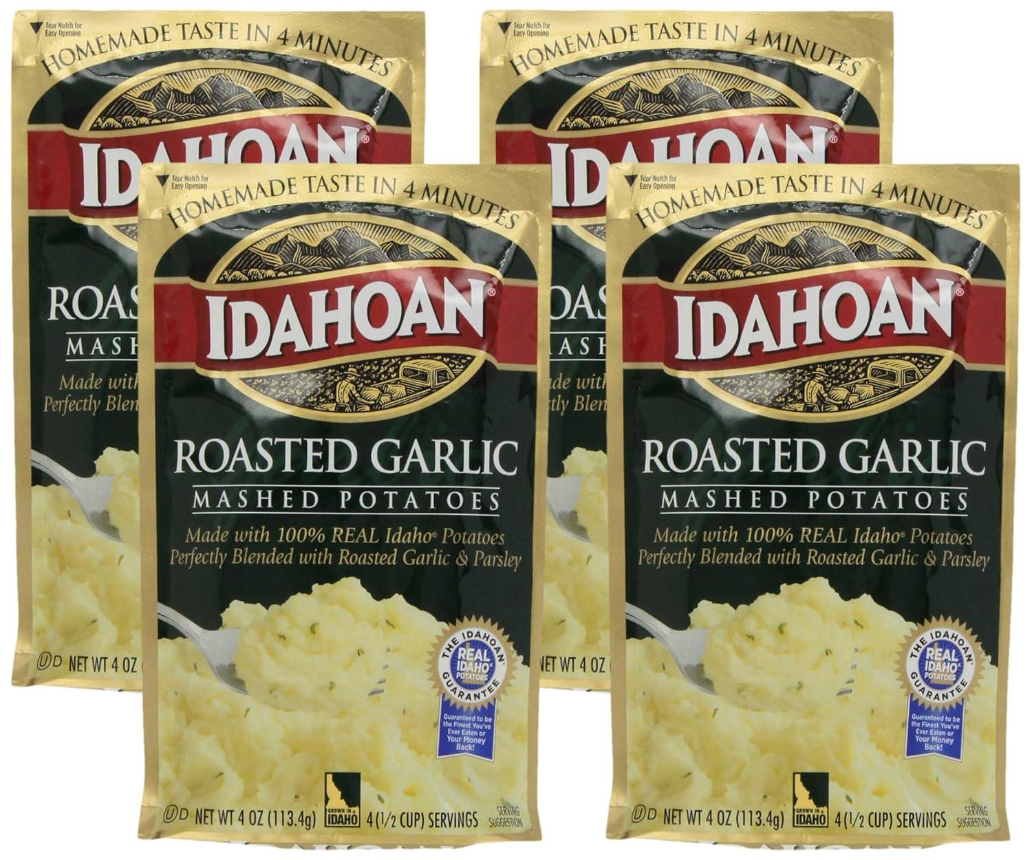 Idahoan Roasted Garlic Mashed Potatoes Showdown: Flavor Boost!