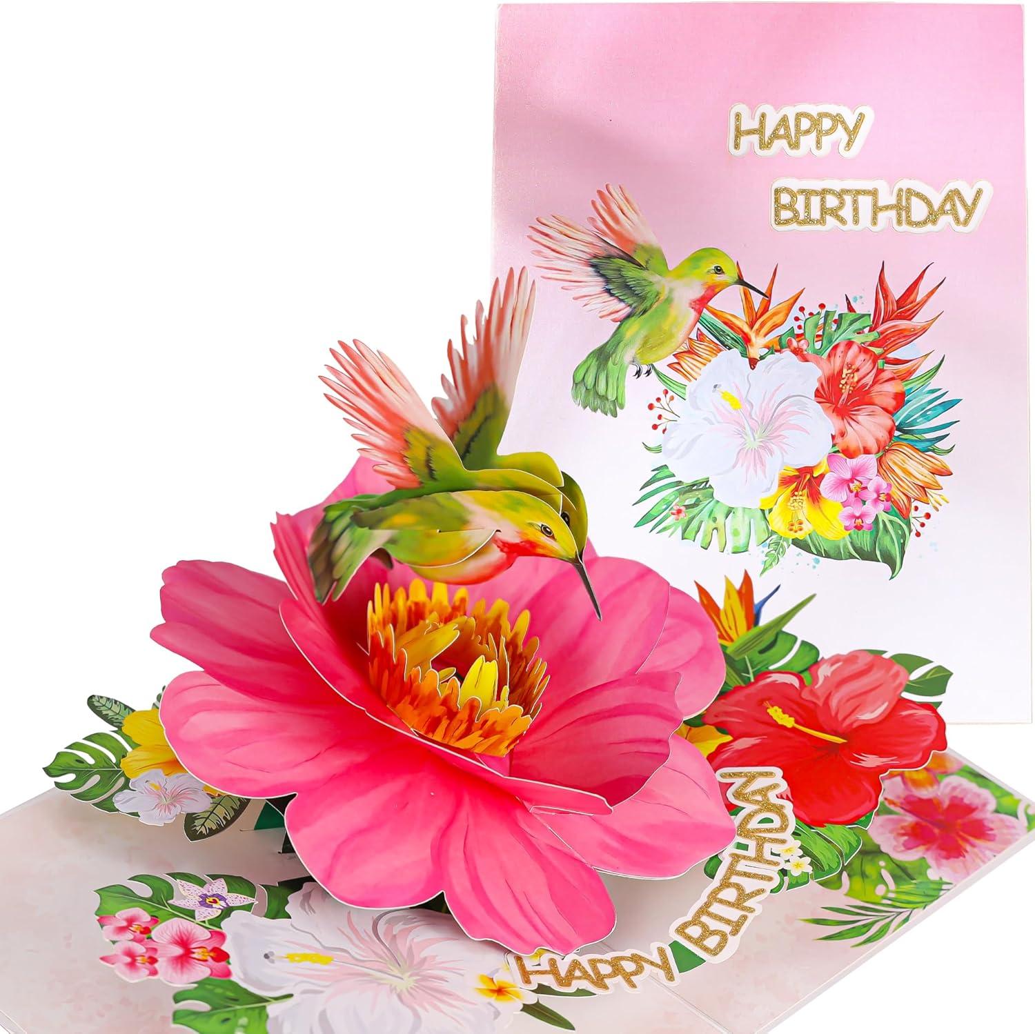 Hummingbird Cards Showdown: Elegance for Every Woman's Birthday