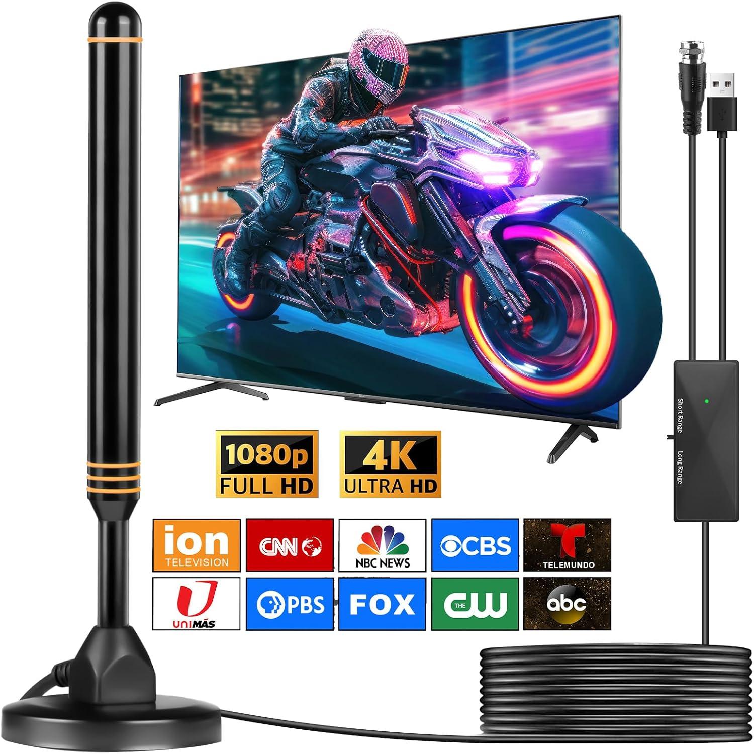 Indoor TV Antenna Showdown: Amplified vs. Non-Amplified
