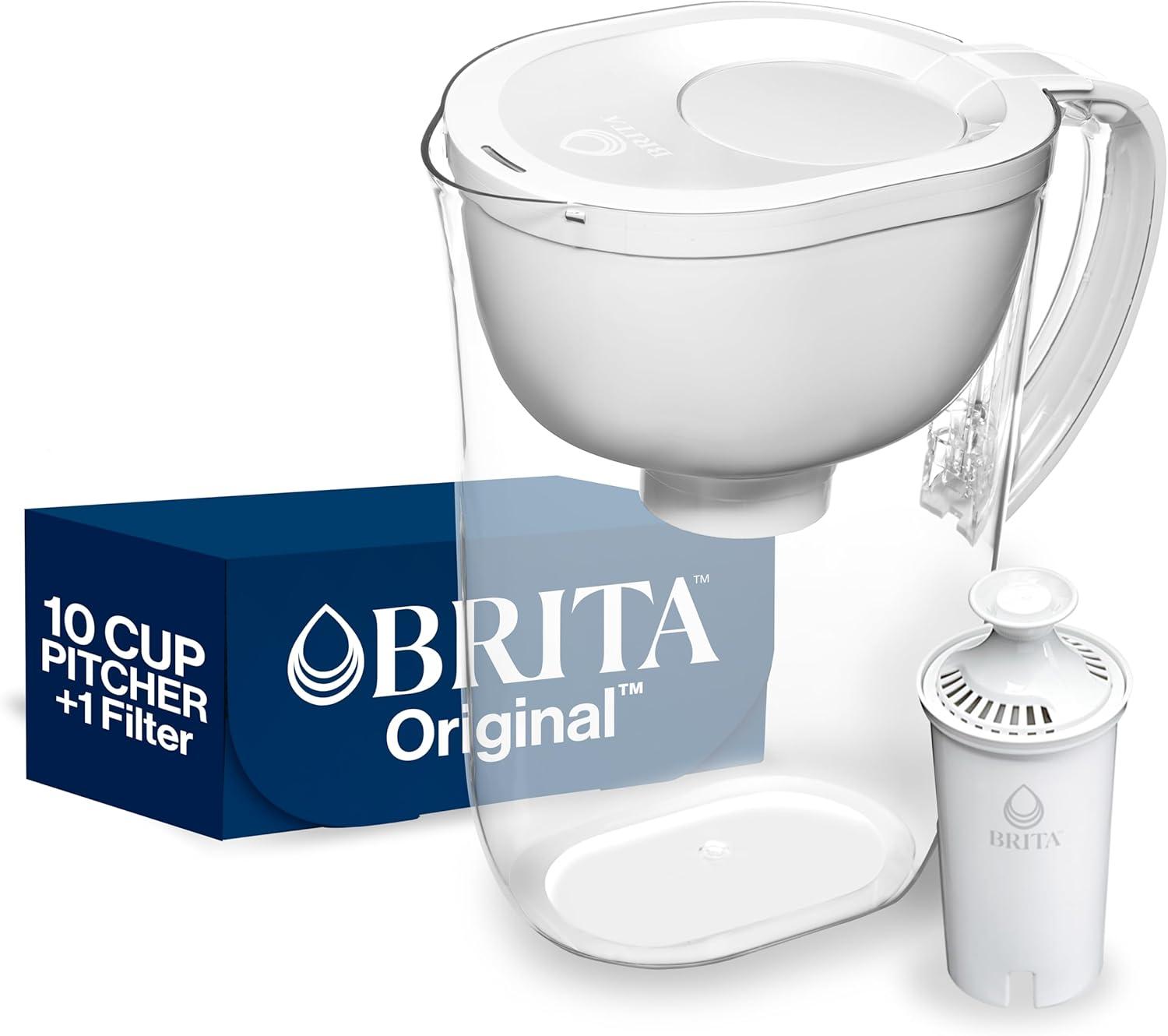 Brita's 10-Cup Pitcher: Refreshing Tap Water Showdown