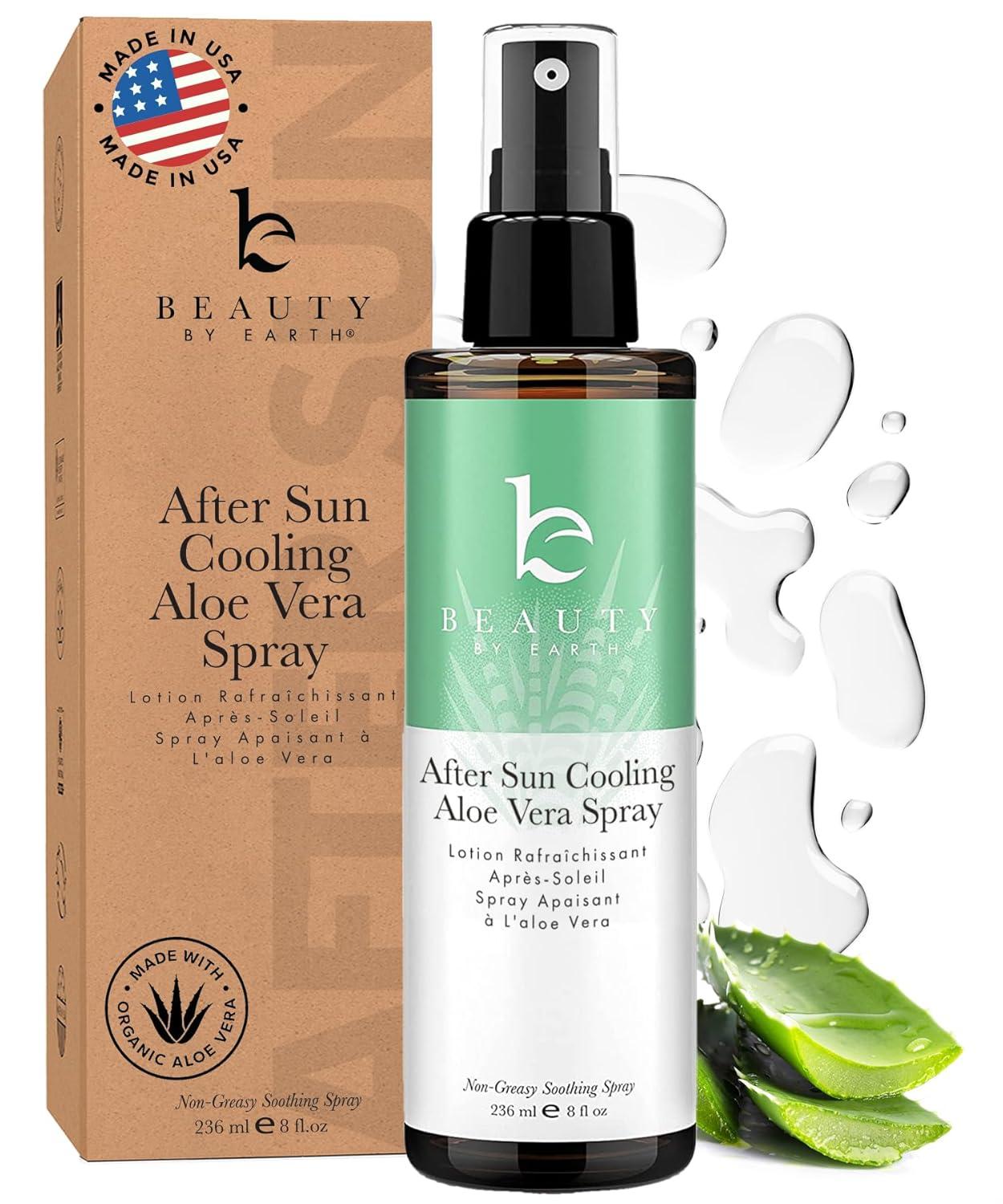 Sunburn Relief Showdown: Cooling Aloe Vera Spray vs. Lotion