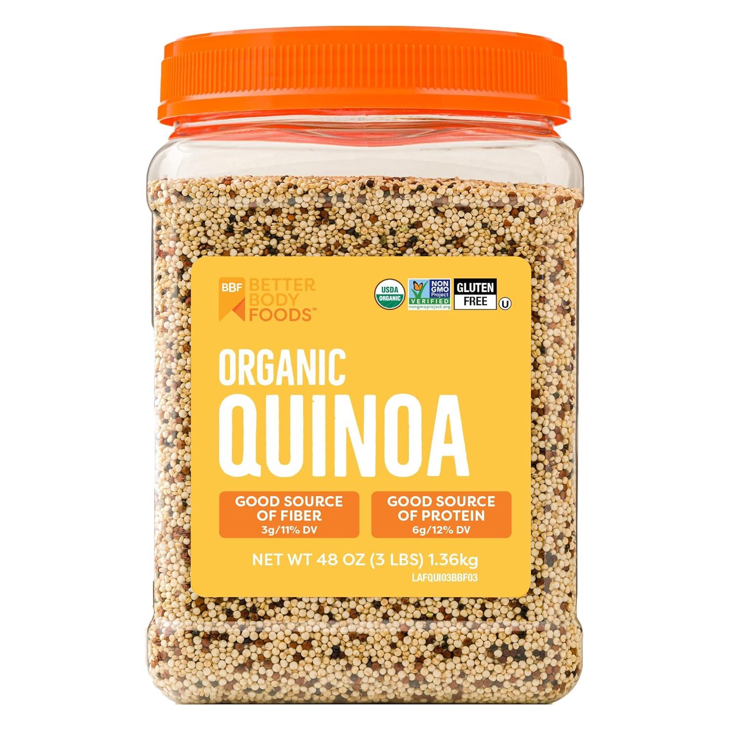 Surprising Rice Replacement: BetterBody Quinoa vs. Rice