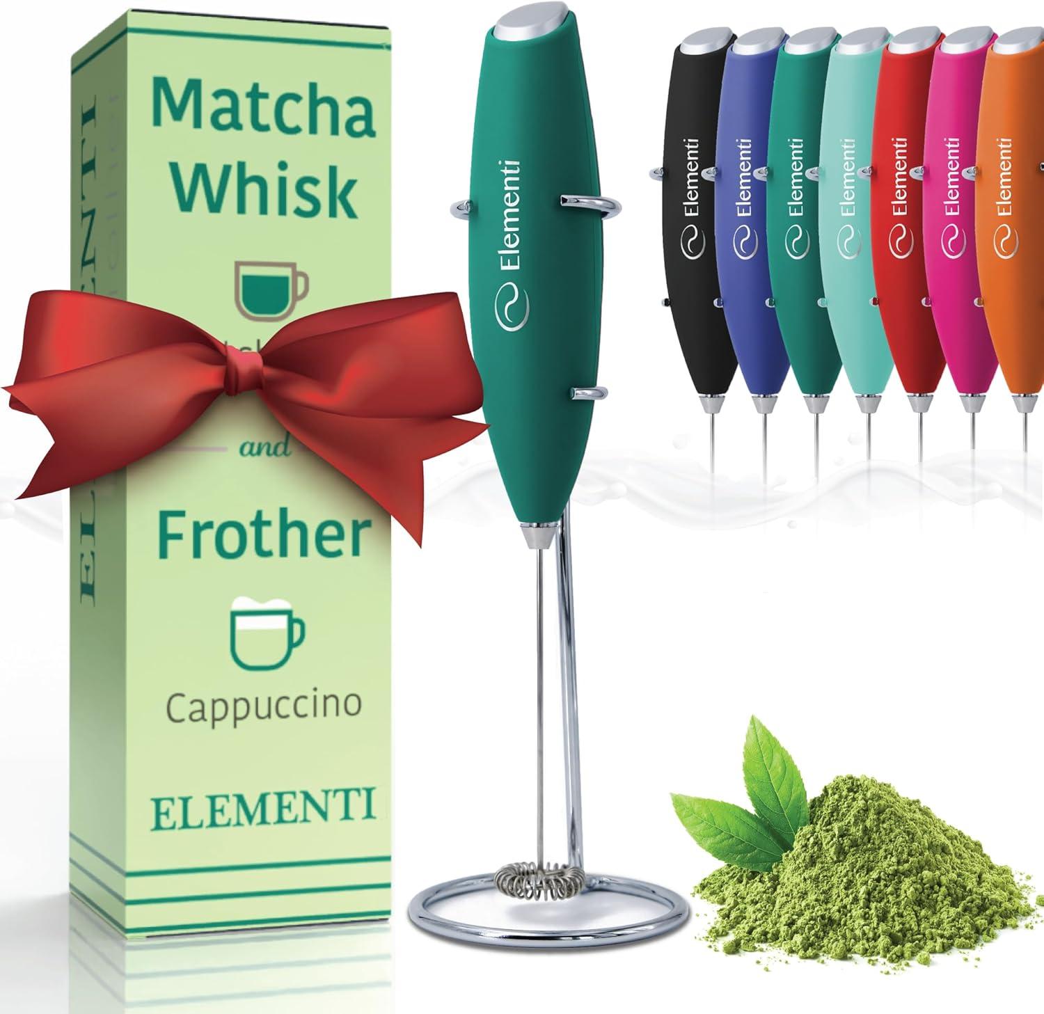 Elementi Matcha Whisk vs. Frother: Whisking Up Lattes Fast!