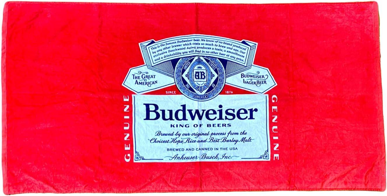 Budweiser Beach Towel Showdown: Ultra-Soft vs. Oversized