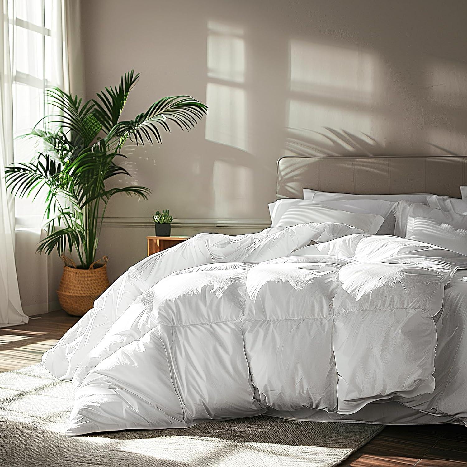 Cozy Comforter Showdown: Serta's Feather Fiber Duvet vs. Luxury