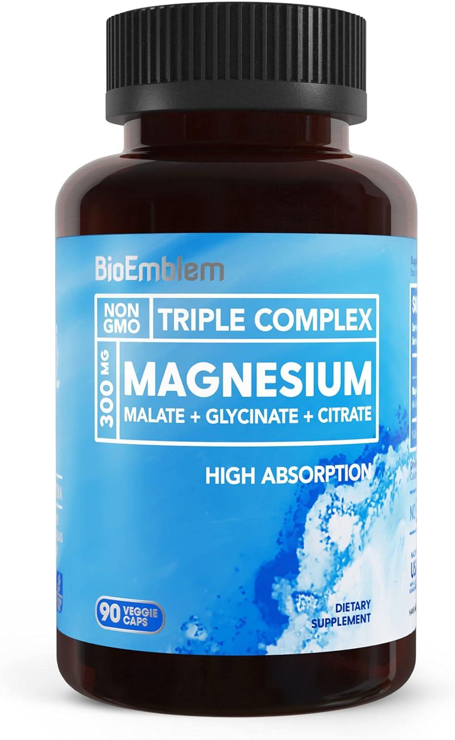 BioEmblem Magnesium Showdown: Tested Glycinate, Malate, Citrate Benefits... Vegan Power for Energy!