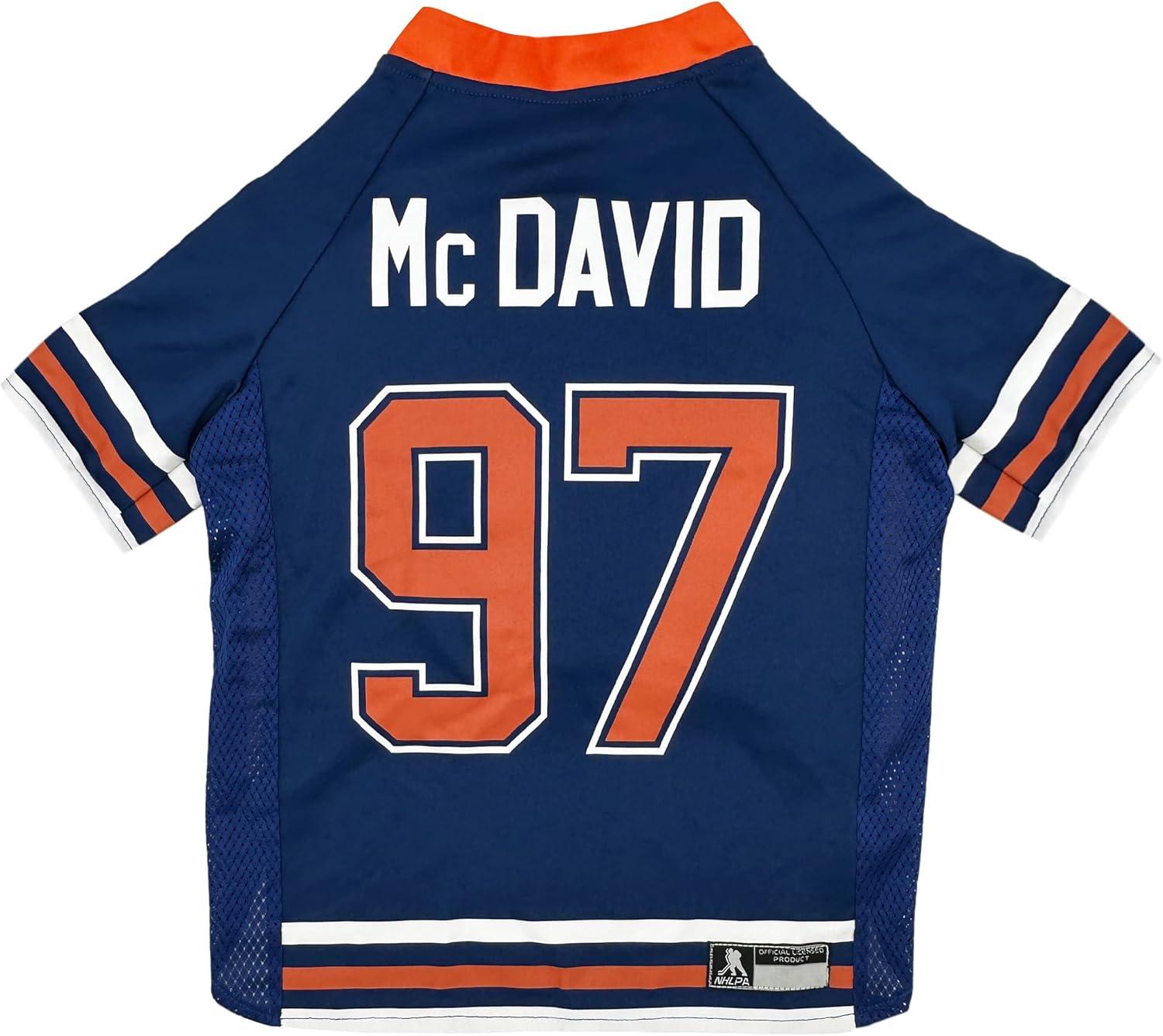 Can Your Pup Rock McDavid's Jersey? A Playful Showdown