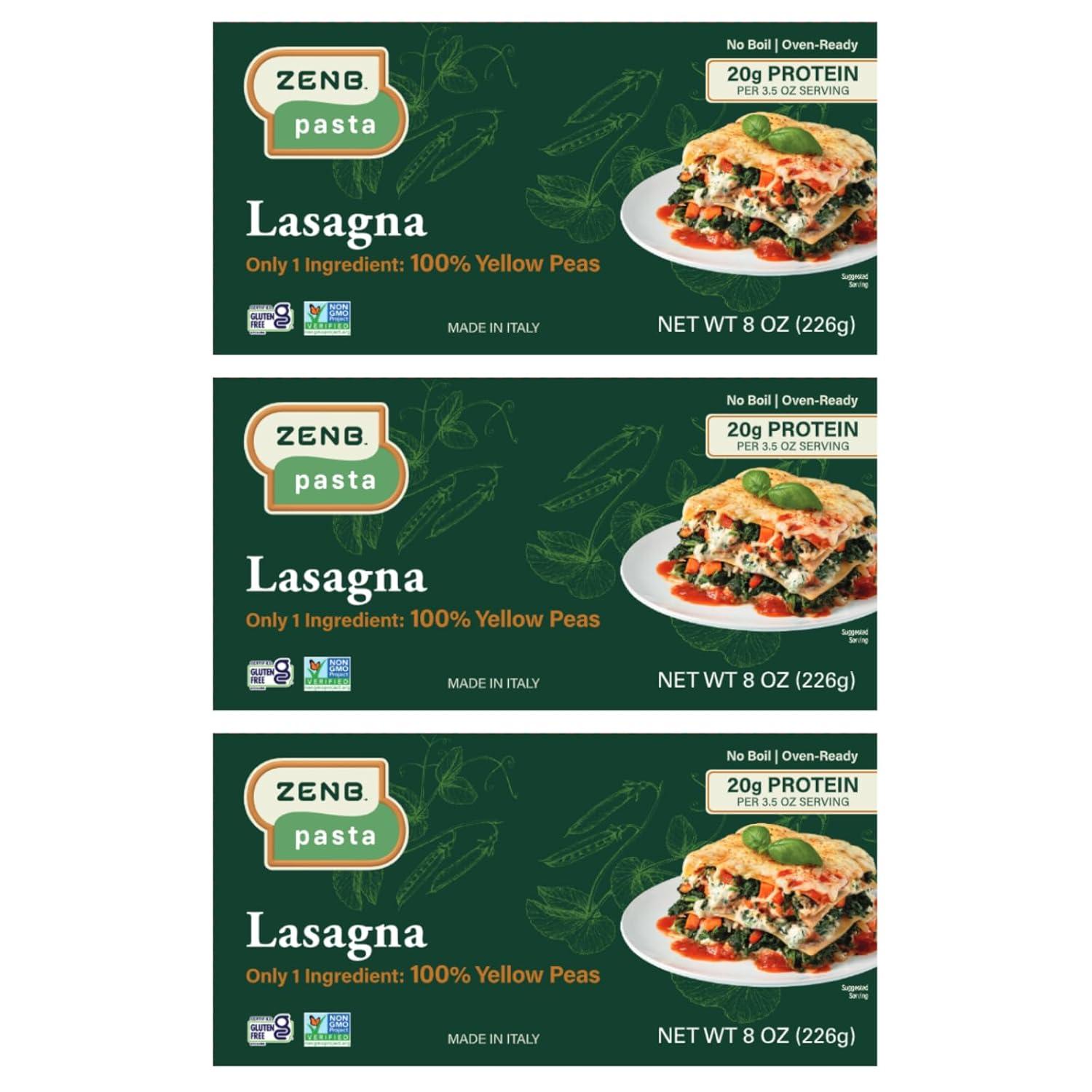 Lasagna Showdown: ZENB’s Pea Power vs. No-Boil Convenience