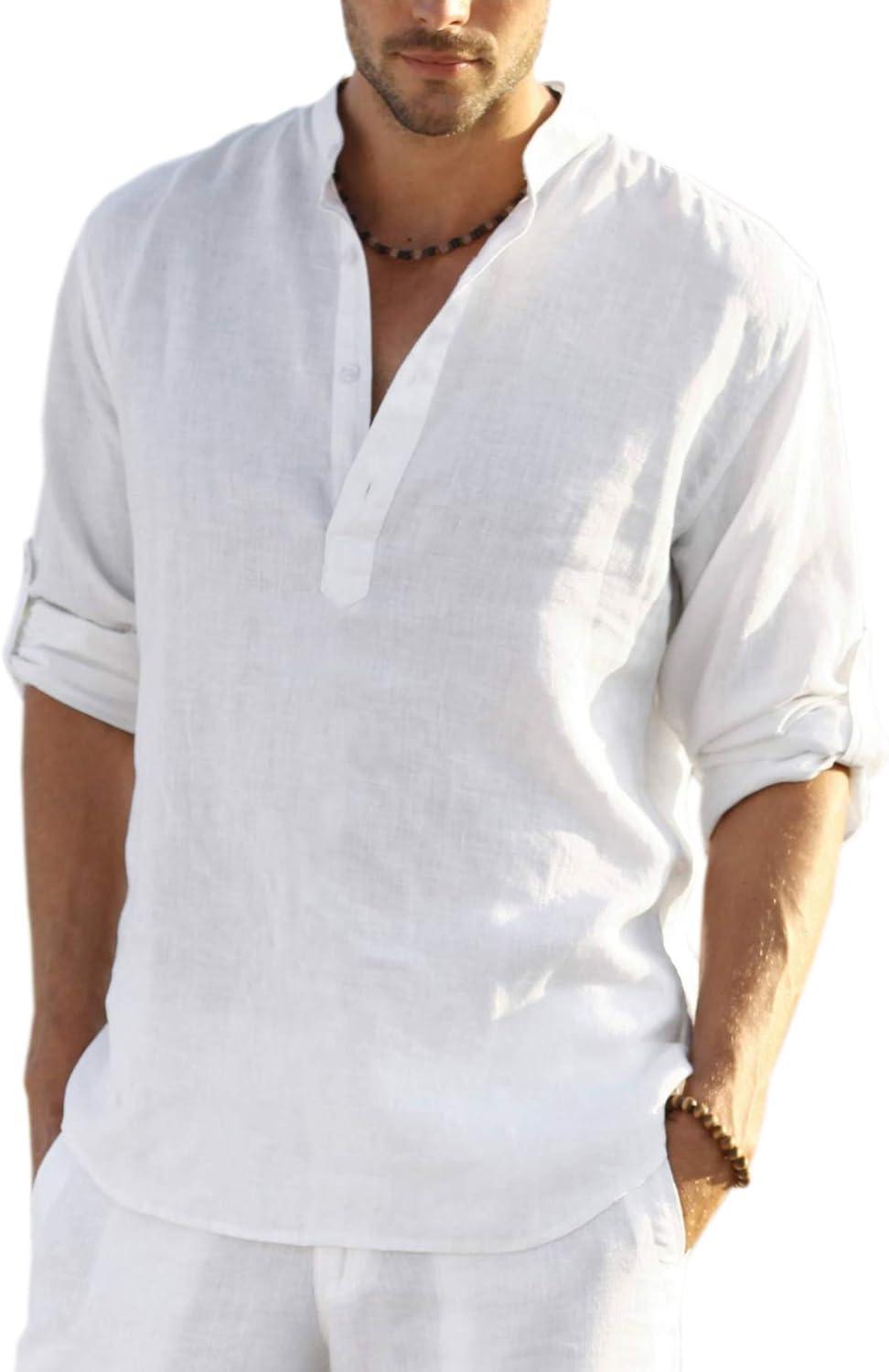 Casual Comfort Showdown: COOFANDY Henley T-Shirts in Style