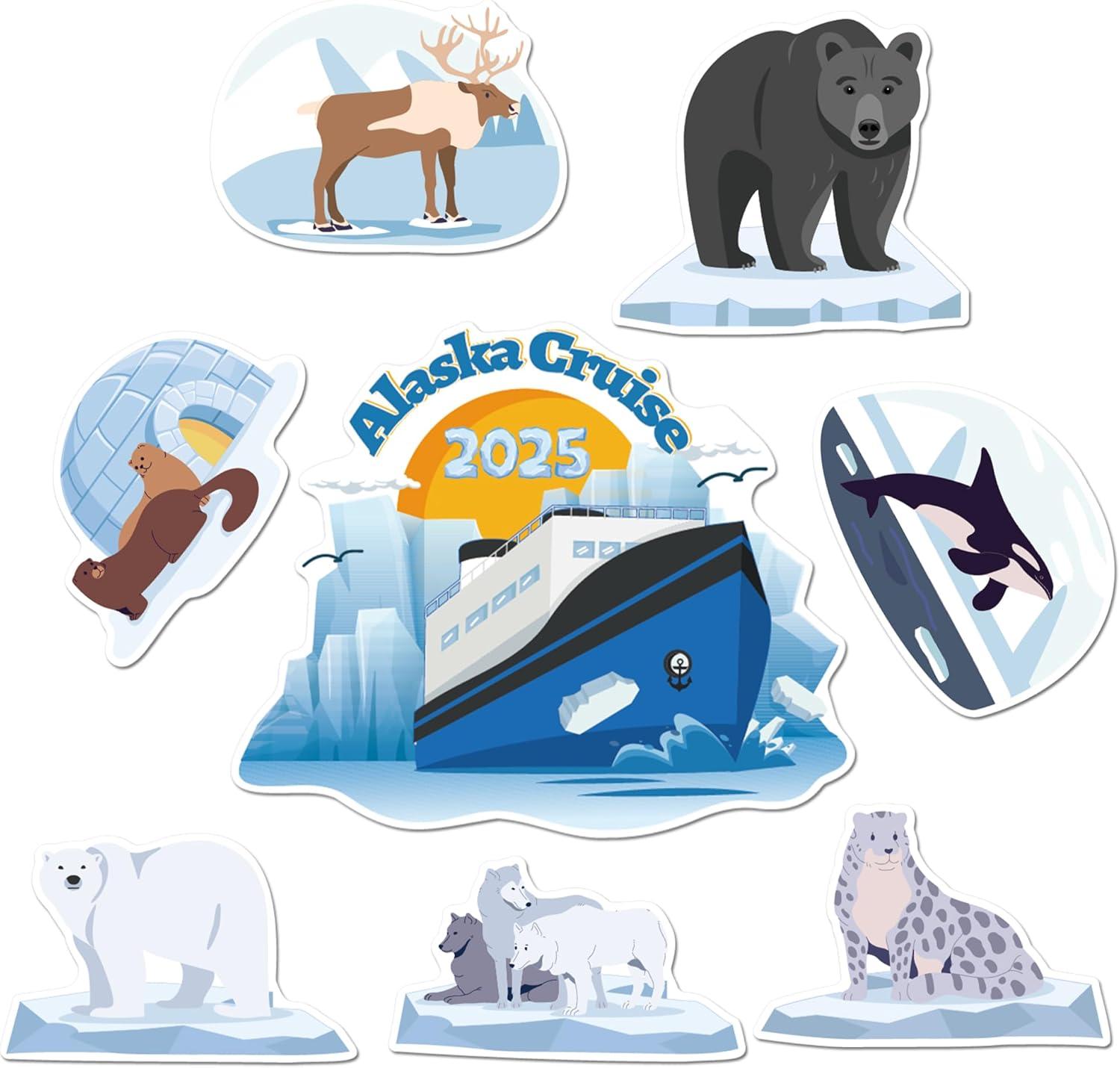 Glacier Animals or Classic Signs: Alaska Cruise Door Showdown