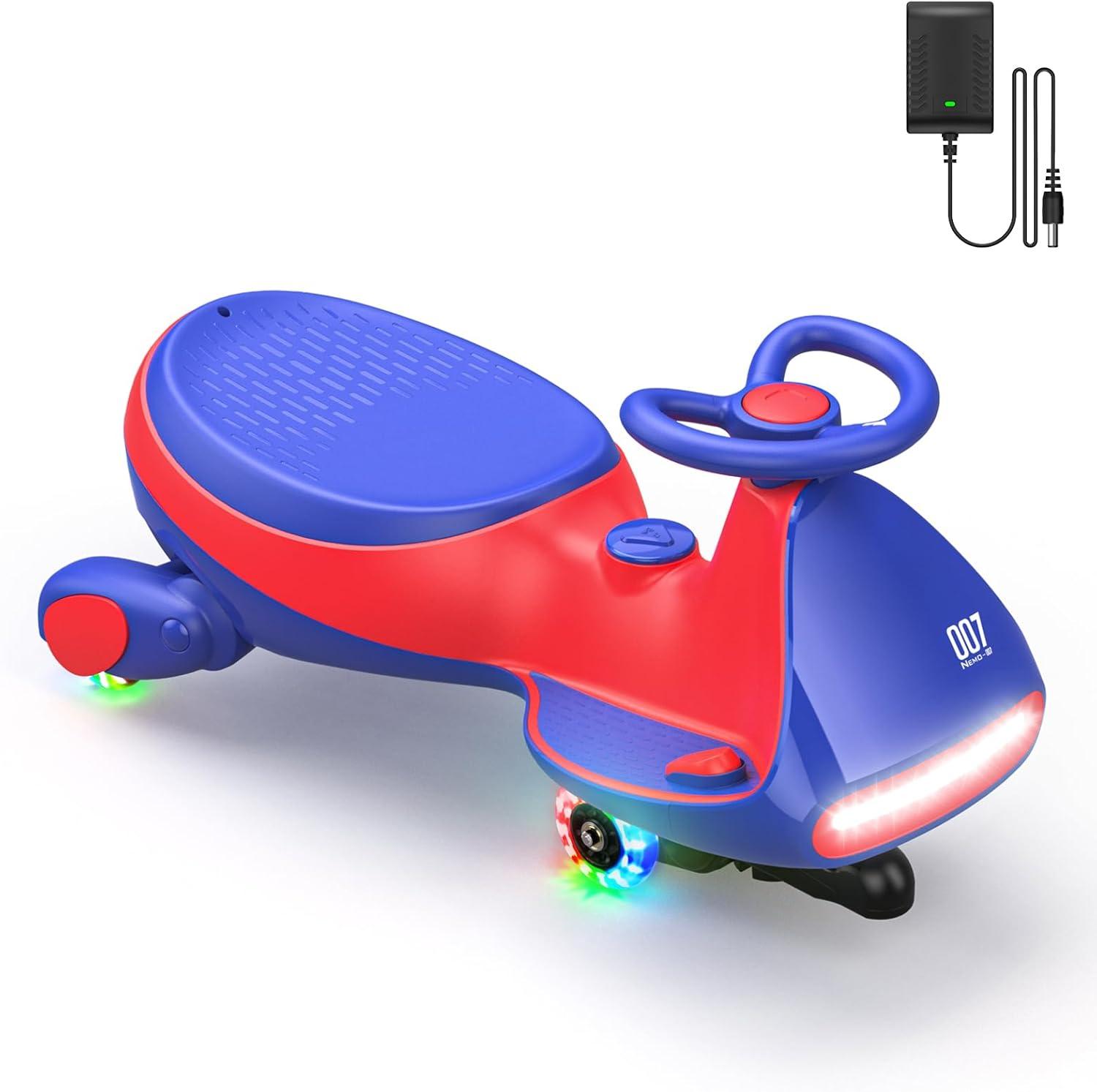 Electric Wiggle Cars Showdown: 12V Power vs. Classic Ride