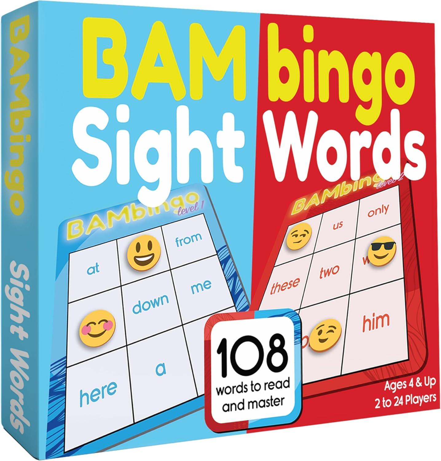 Sight Word Bingo Game Showdown: Fun vs. Learning Levels