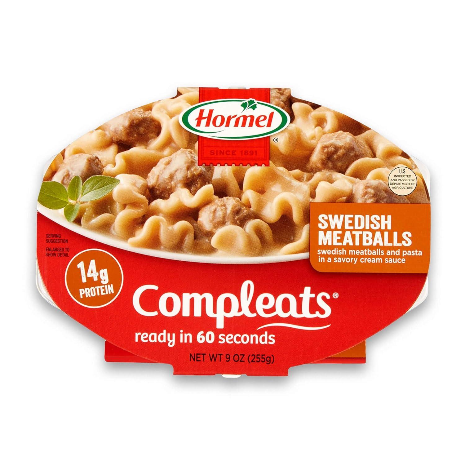 Microwave Magic: HORMEL COMPLEATS Meatballs vs. Homemade