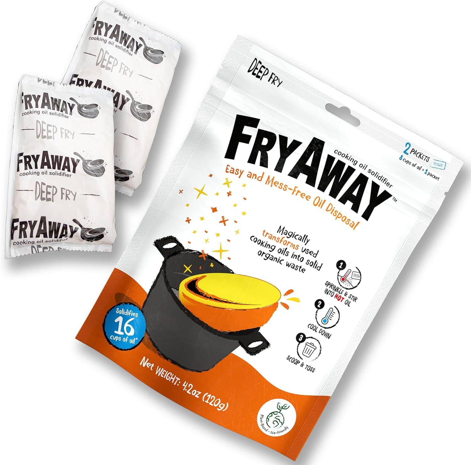 FryAway’s Mess-Free Oil Solidifier: A Surprising Cleanup Showdown