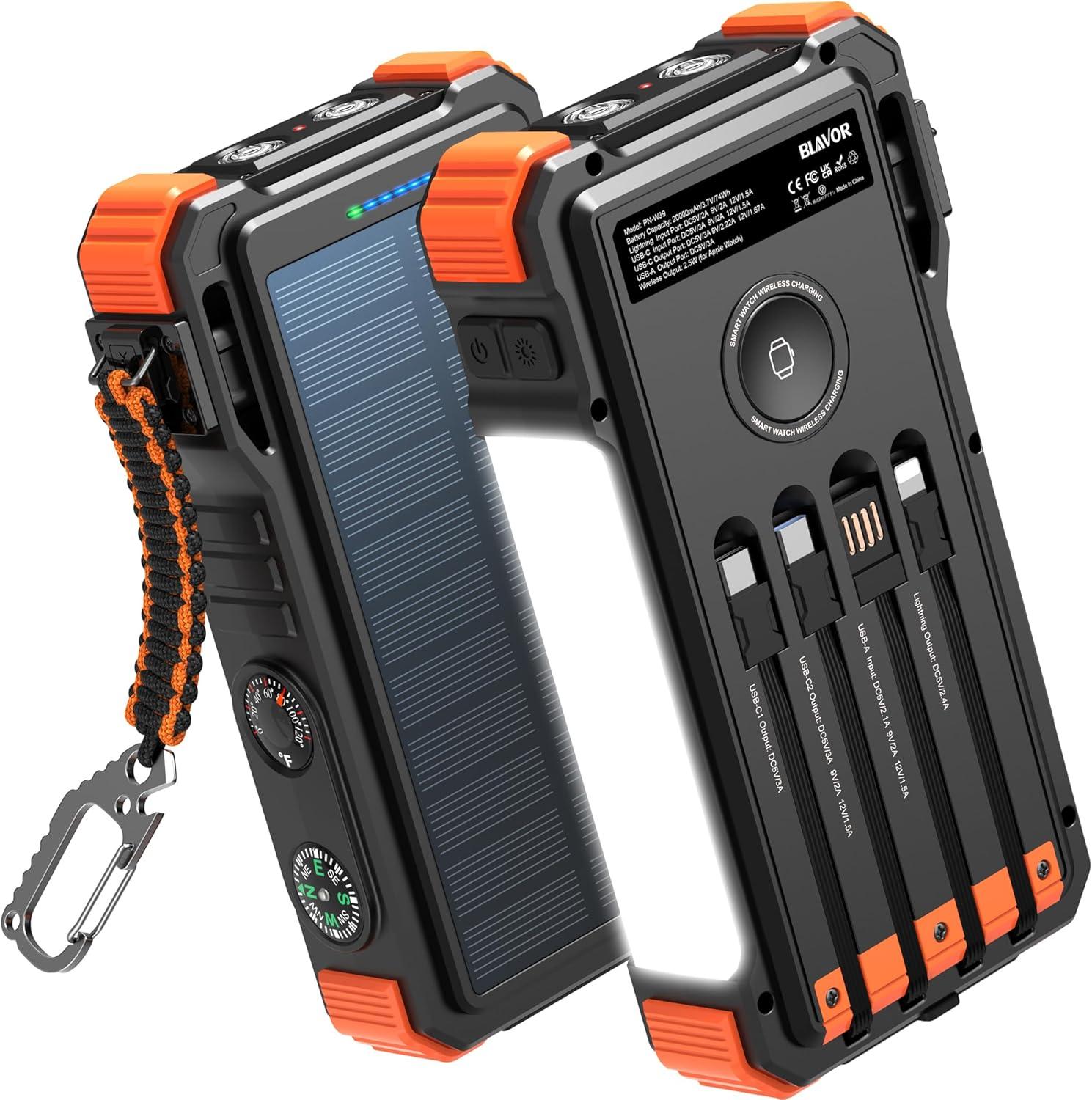 Power Bank Showdown: BLAVOR's Solar Versus Everyday Charging