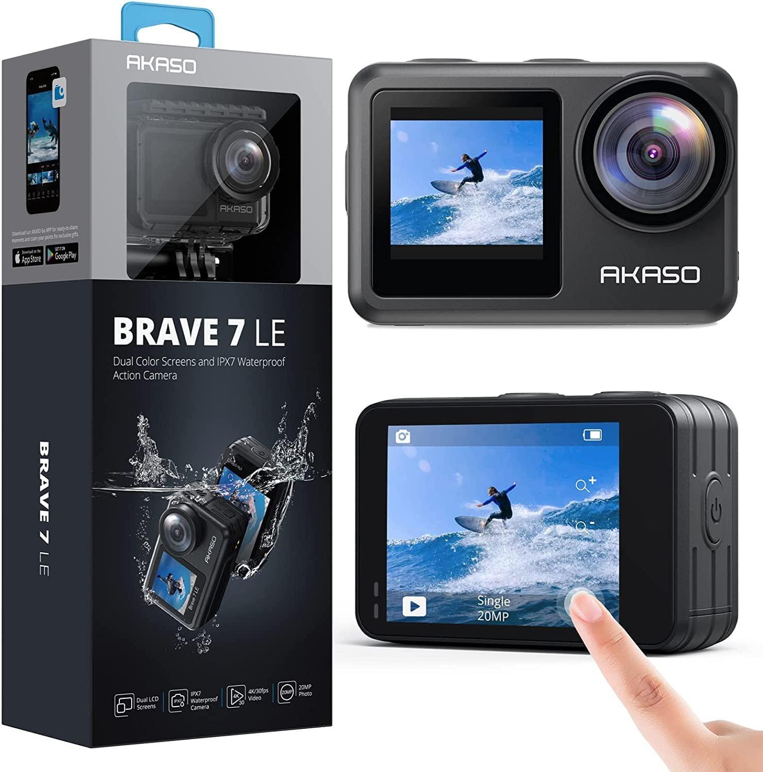 Action Camera Showdown: Brave 7 LE’s Touch Screen vs. Brave 4 Pro’s Zoom