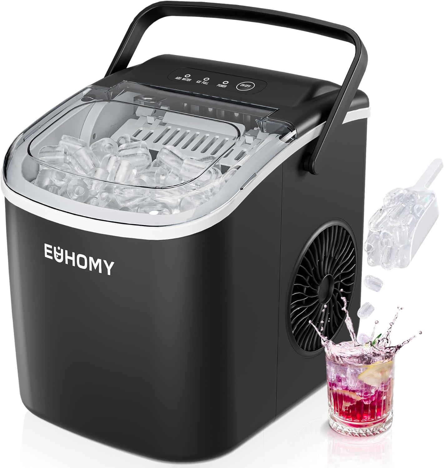 EUHOMY Ice Maker Showdown: Home Use vs. Camping Needs