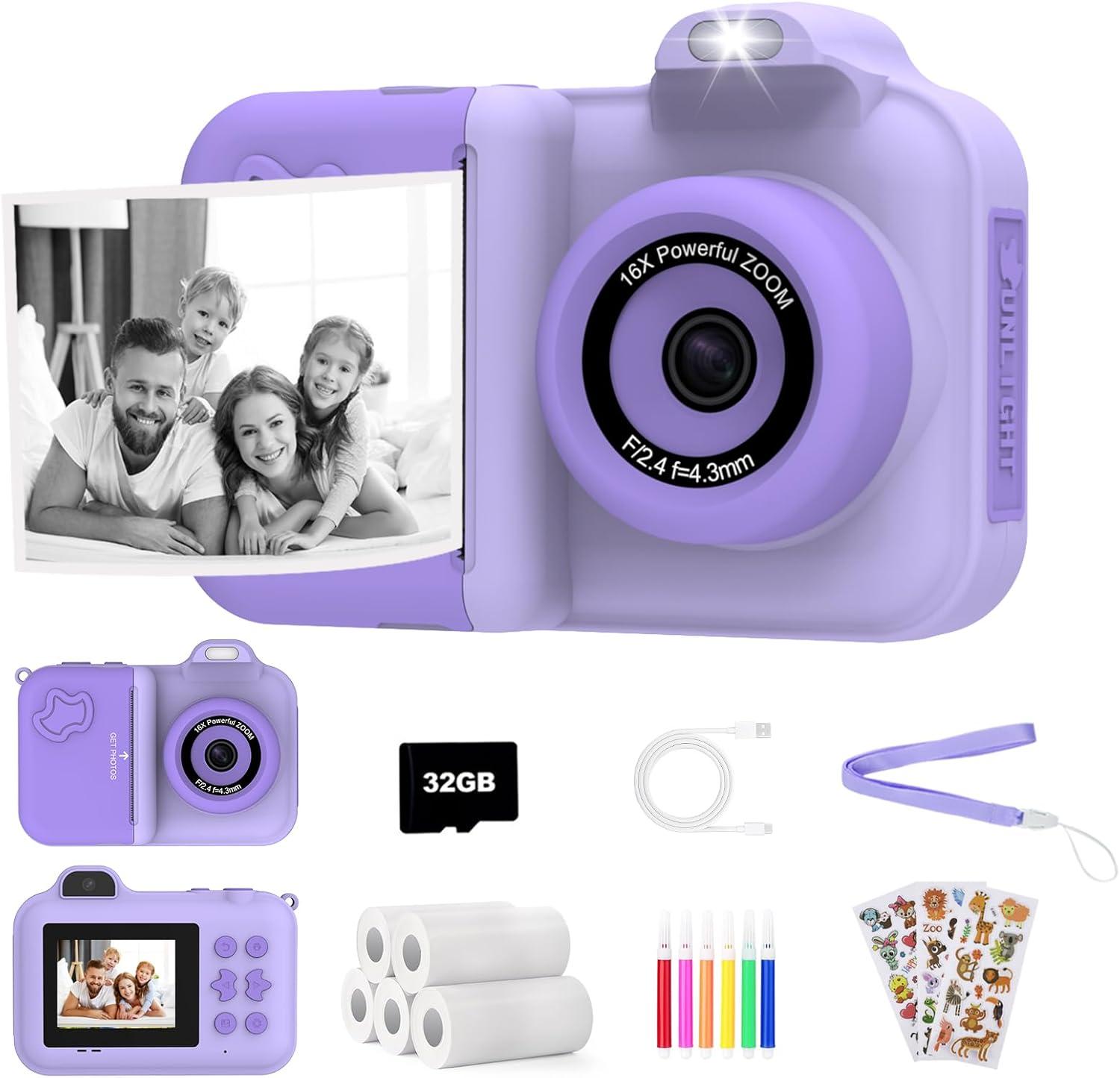 Kids Cameras Showdown: Instant Print Fun vs. HD Memories