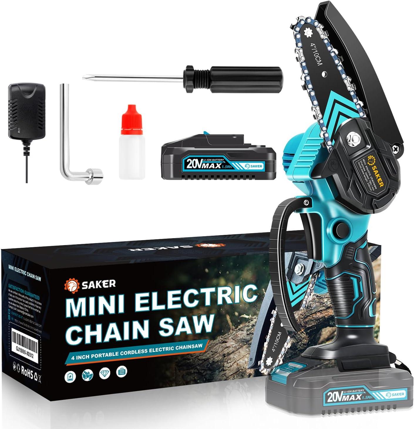 Surprising Showdown: Saker Mini Chainsaw vs. Portable Power
