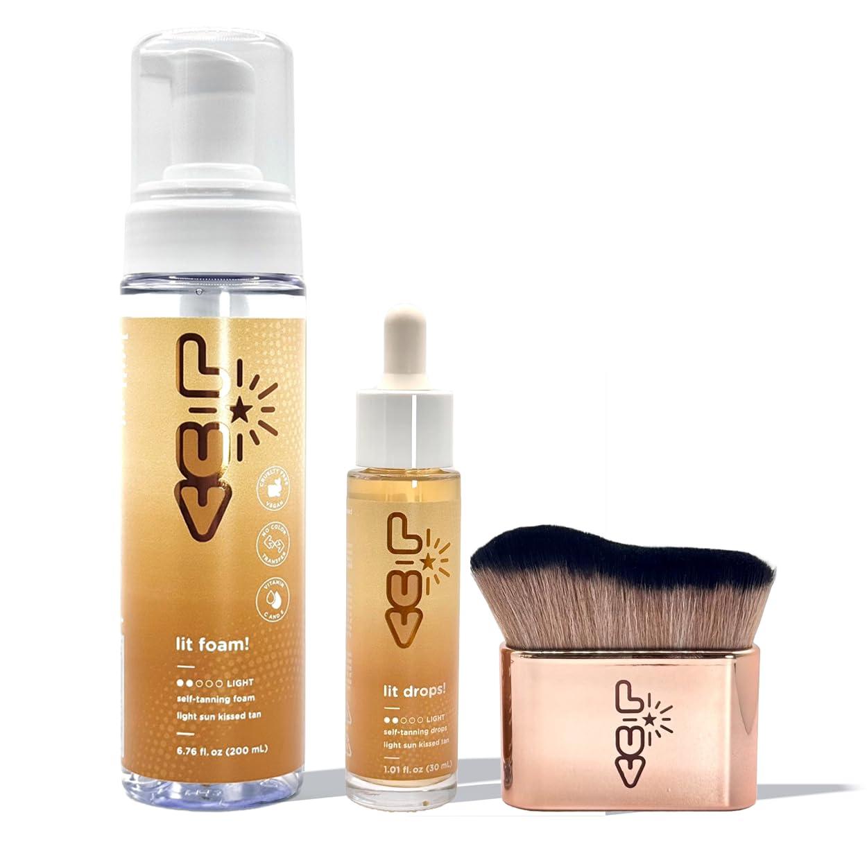 Glow Bundle Showdown: lit Foam & Drops for Radiant Skin