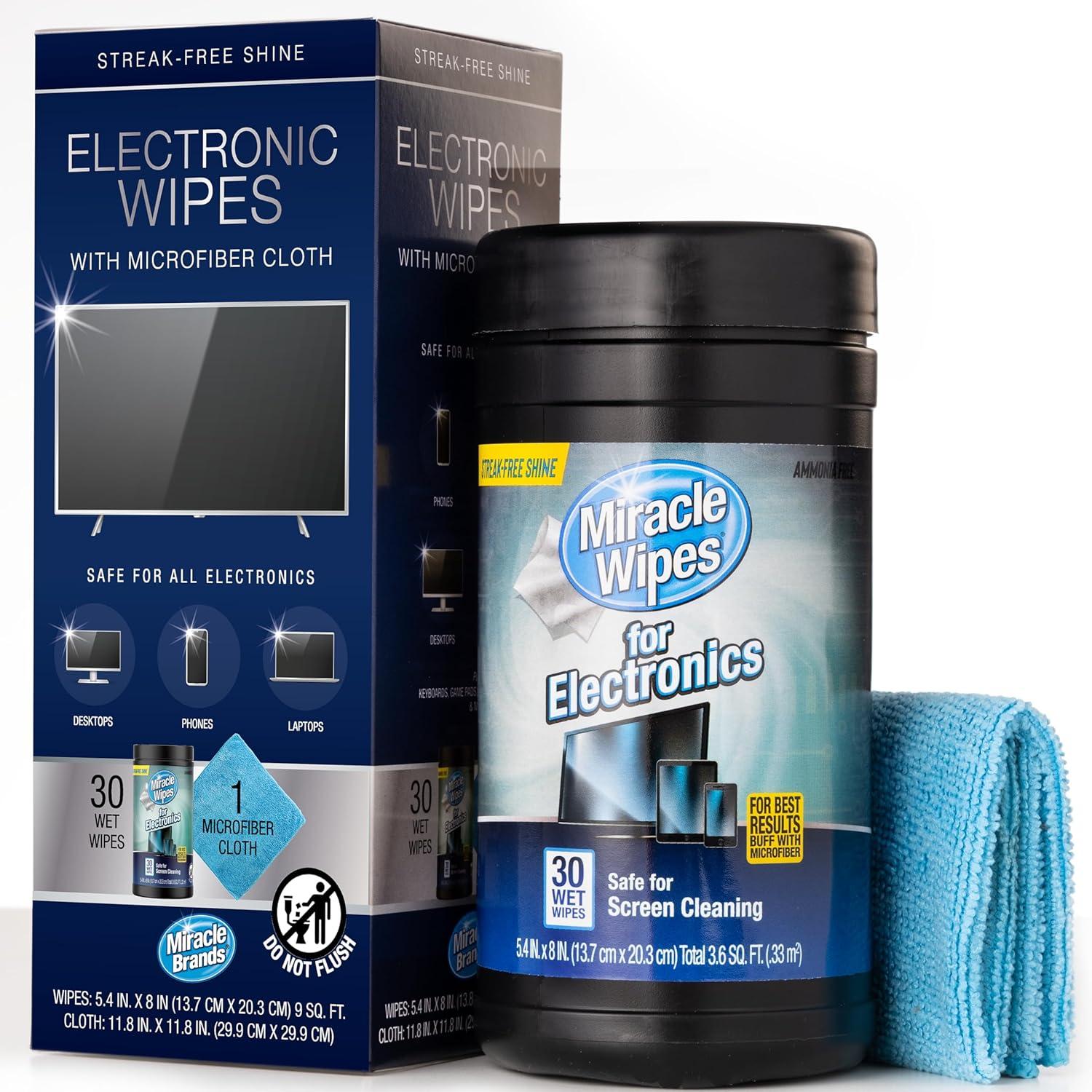 MiracleWipes Showdown: Screen Shine for Tech Lovers