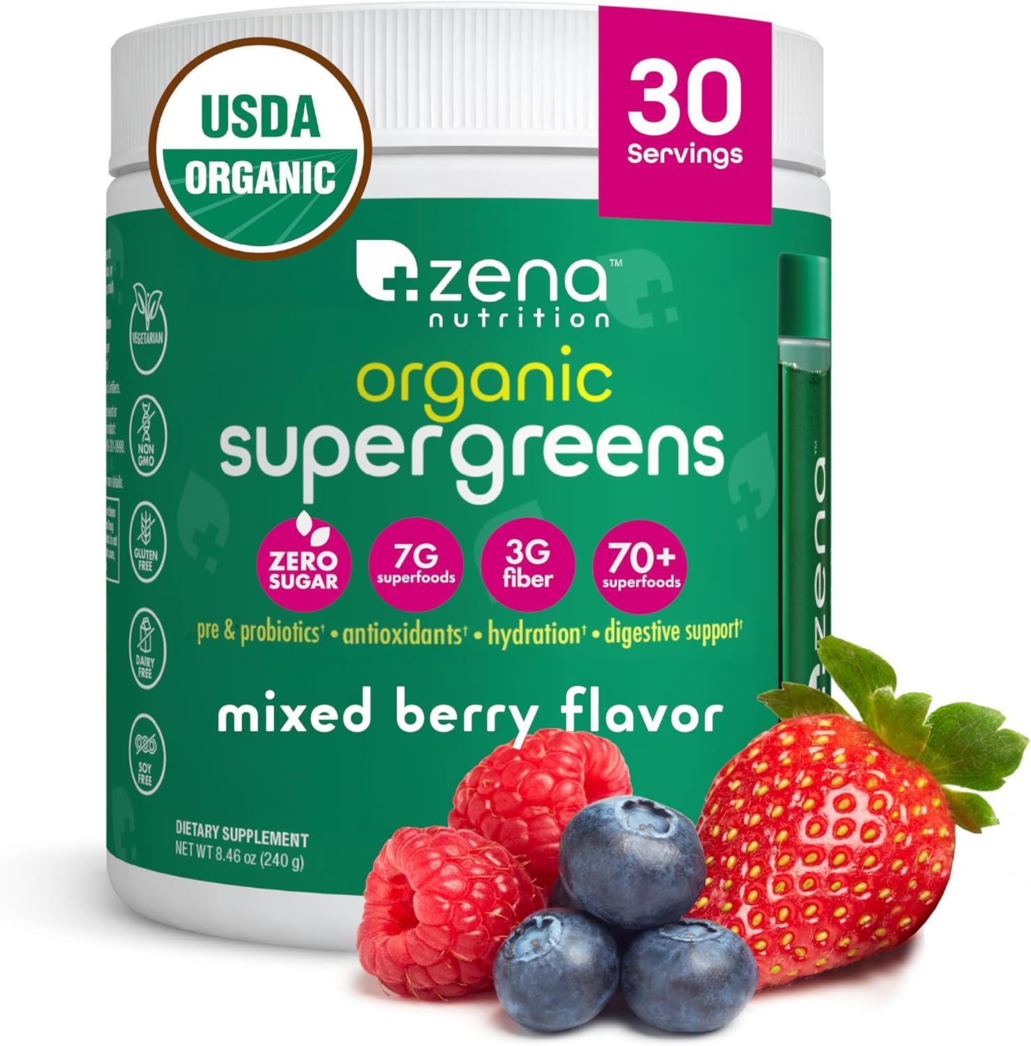 Supergreens Showdown: Zena Nutrition Packs 70+ Benefits!