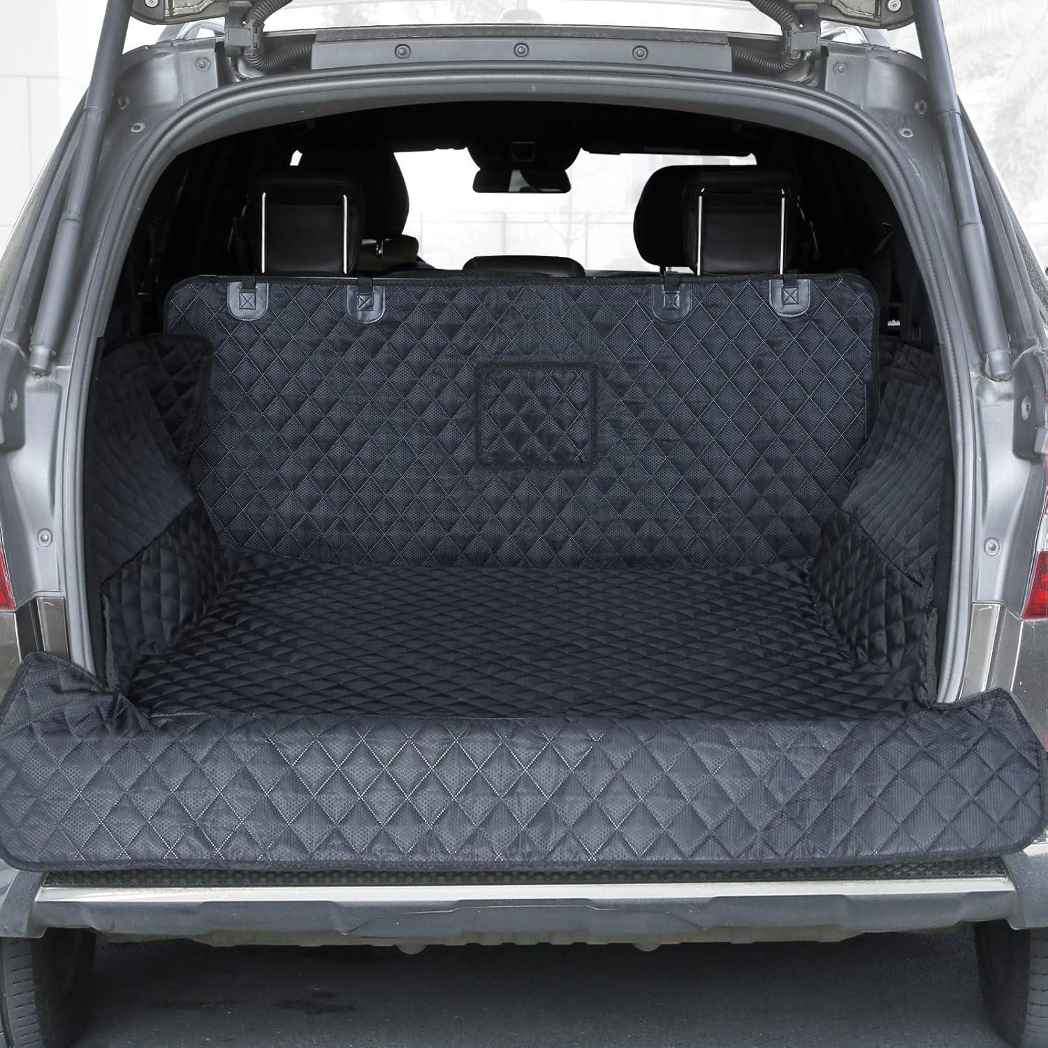Peticon SUV Cargo Liner: Waterproof Cover, Non-Slip Tested, Universal Fit, Compact Versus Pets!