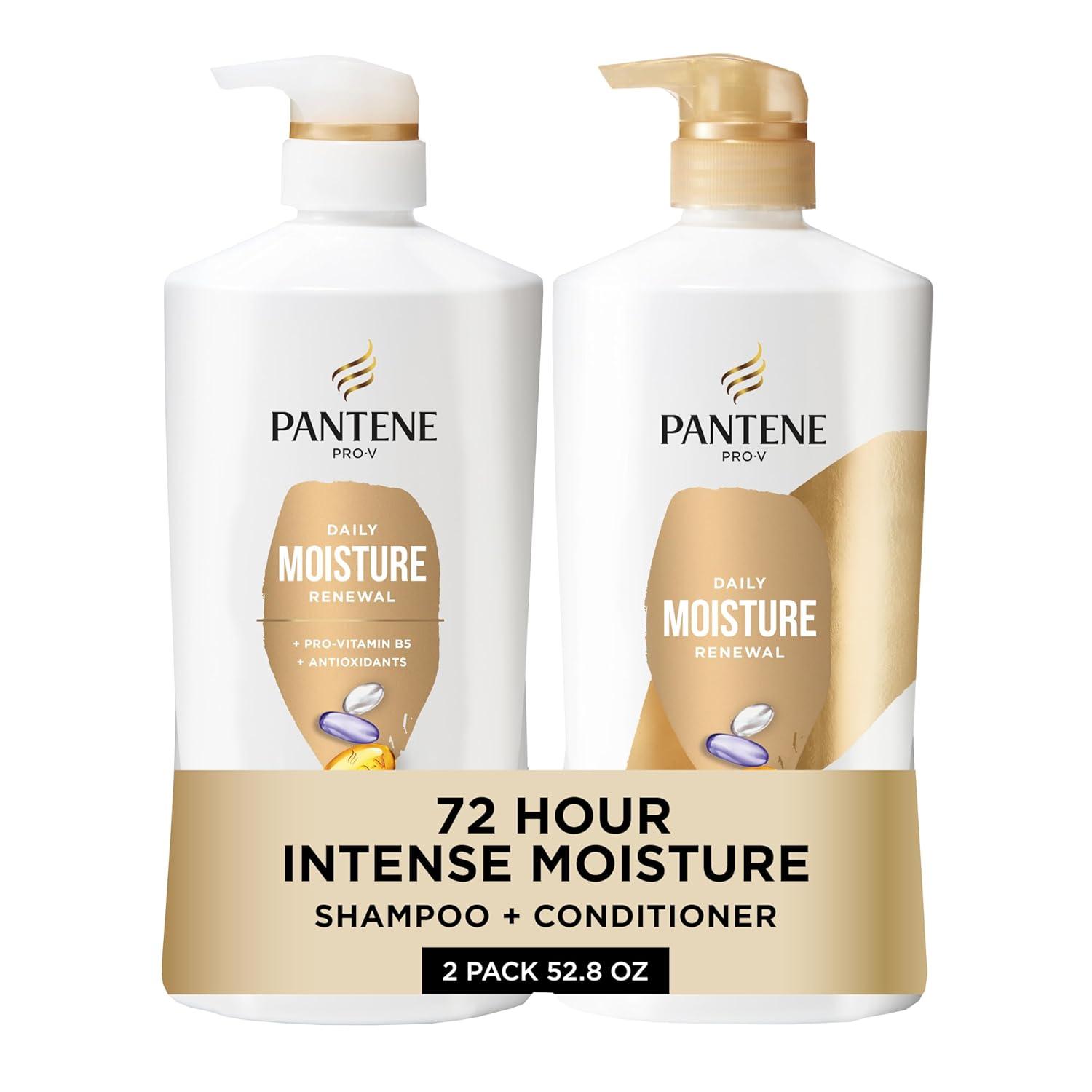 Pantene Daily Moisture Renewal: 72-Hour Hydration Versus Miracle Shot Gasping... (42)