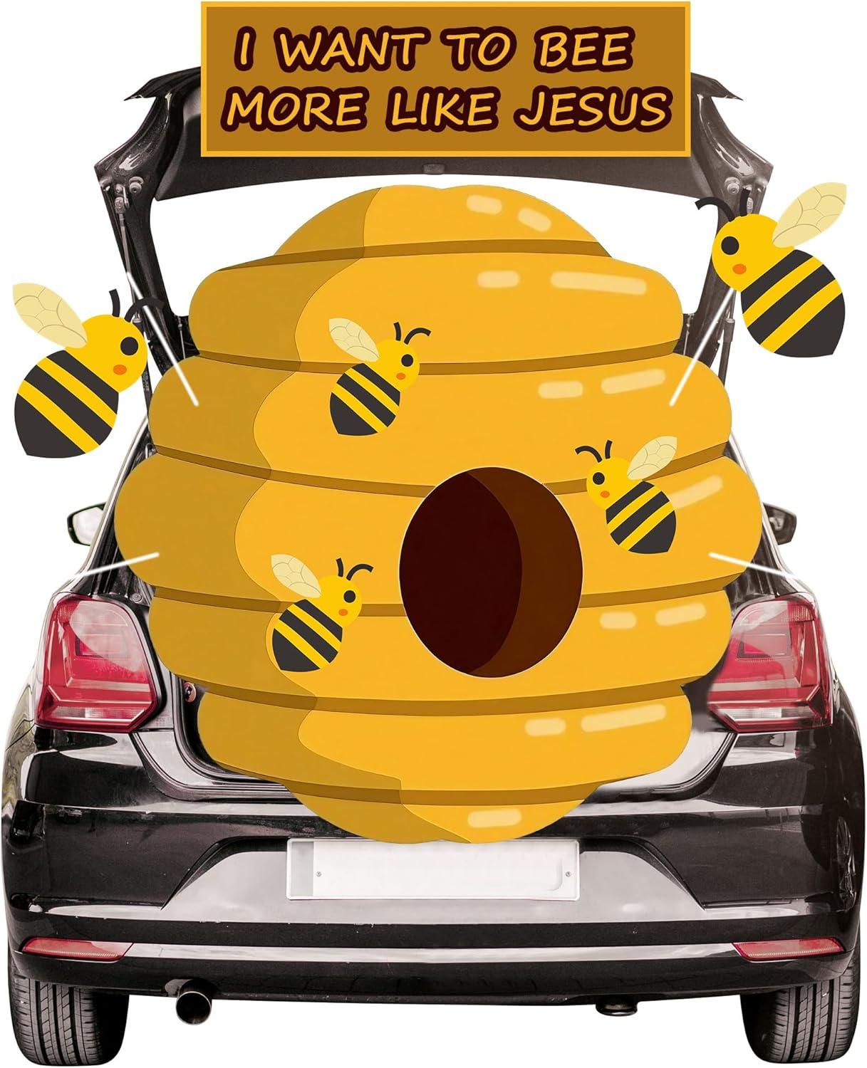 Bees vs. archway: tested decor kits for trunk treats