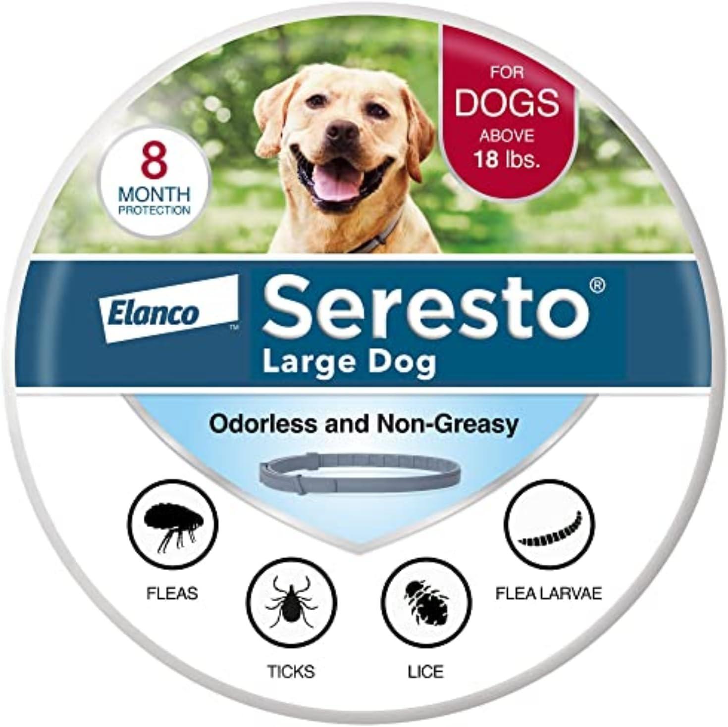 Seresto Vet-Recommended Flea Collar… 8-Month Protection Compared