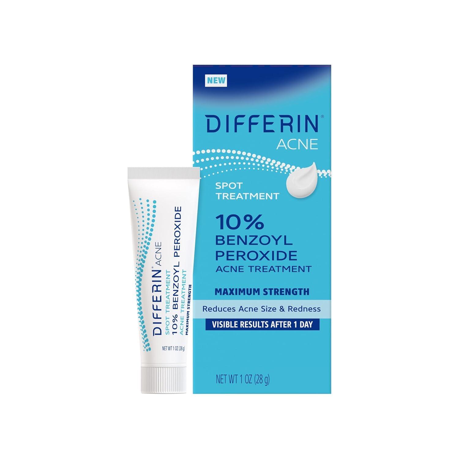 Differin vs. Maximum Strength: Benzoyl Peroxide Showdown... Fast, Tested, OTC Spot Spotlight