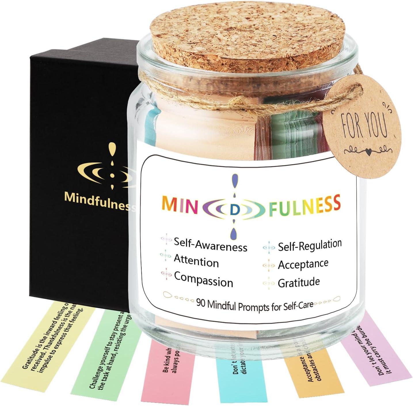 Mindfulness Jar Cards: Sorted affirmations... tested relief, offic decor (insightful pick!)