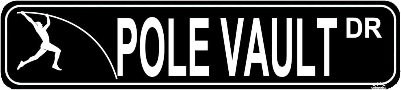 Pole Vault Black Metal Sign: Compared For赛后 Wall Decor At Home
