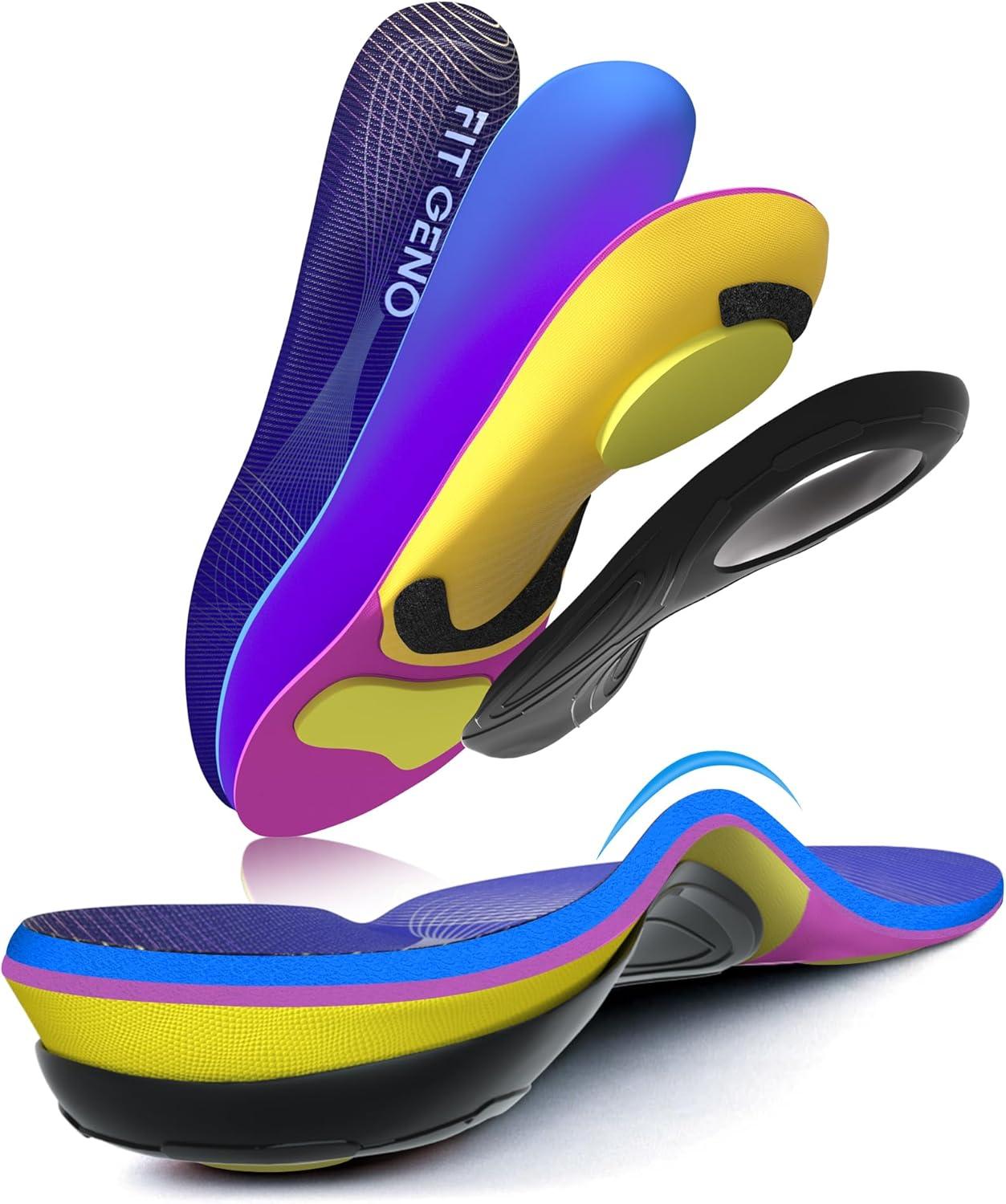 Arch Support Insoles Versus Arch Pain: How Fit Geno Comforts High Arch Feet... Especially Work Boots (220Lbs+)