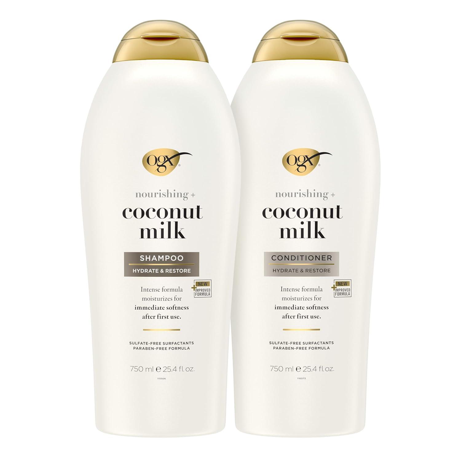 Coconut Milk vs Sulfate-Free Showdown: OGX Shampoo & Conditioner Set Compared for Surprising Hair Care Insights