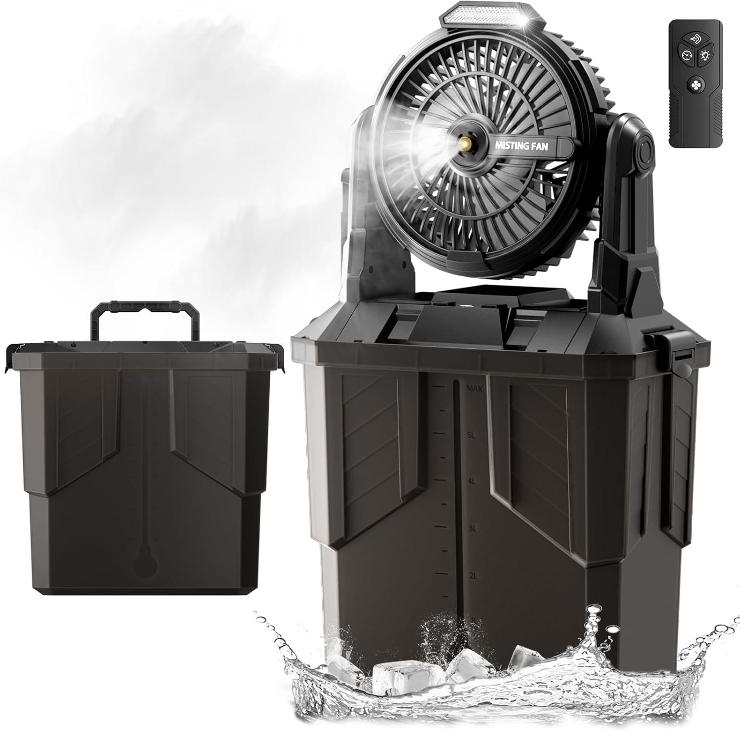 Portable Fan Showdown: 20000mAh Remote vs 270° Outdoor Cooling…Suddenly It’s Easy!