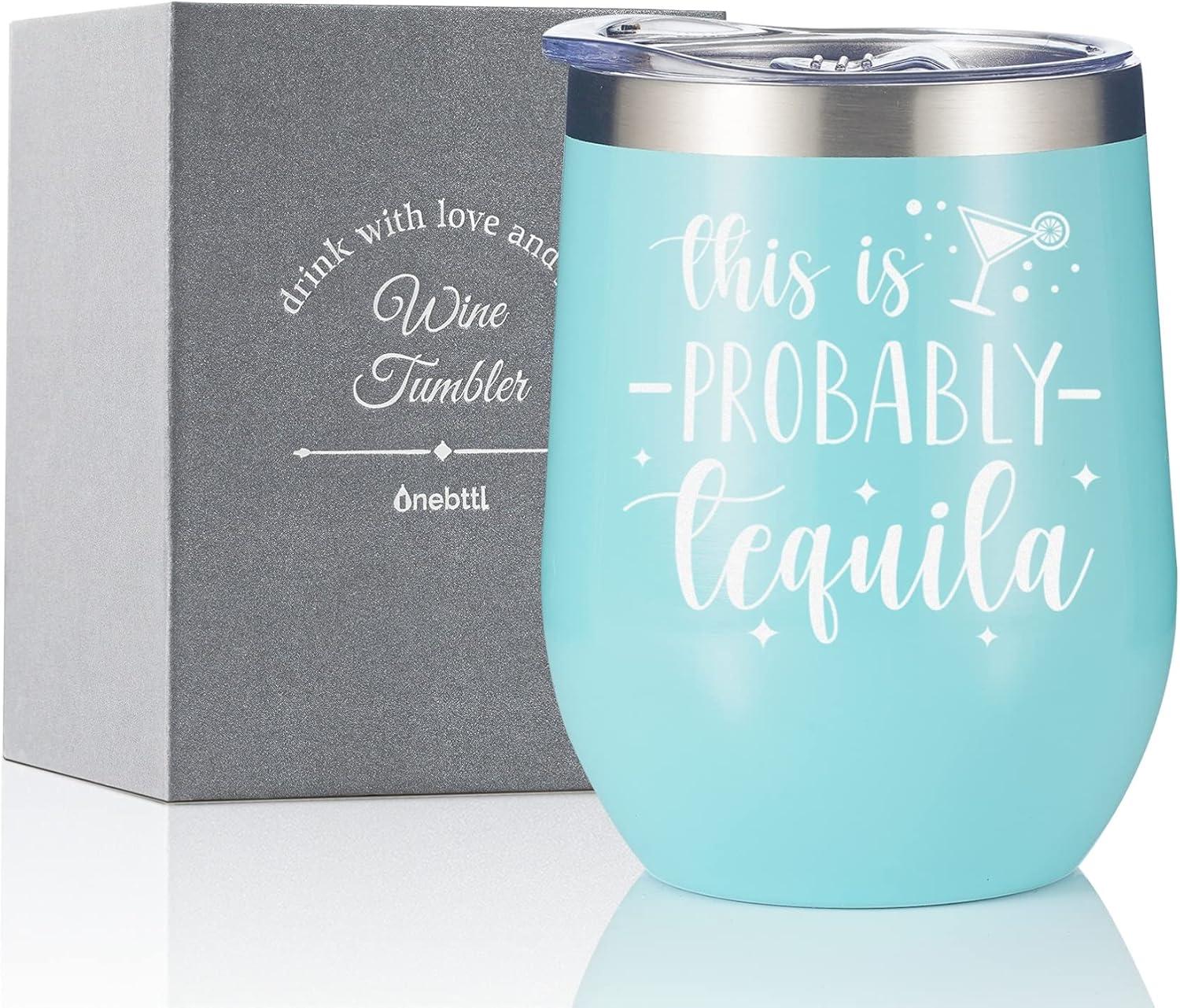 Funny insulated tumbler compared... Tequila gifts, tested for surprise use case