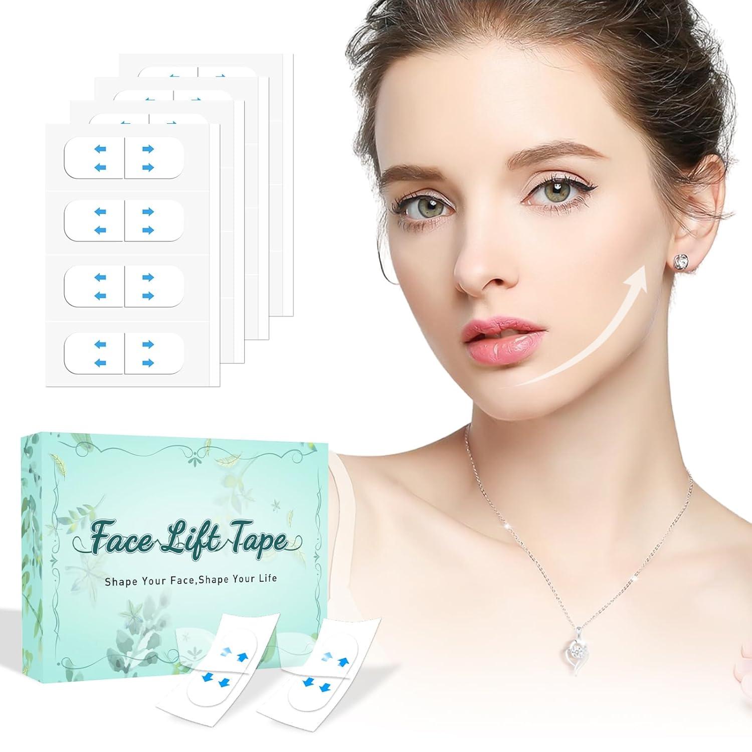 Ultimate Face Lift Tape Versus sans Nonsense