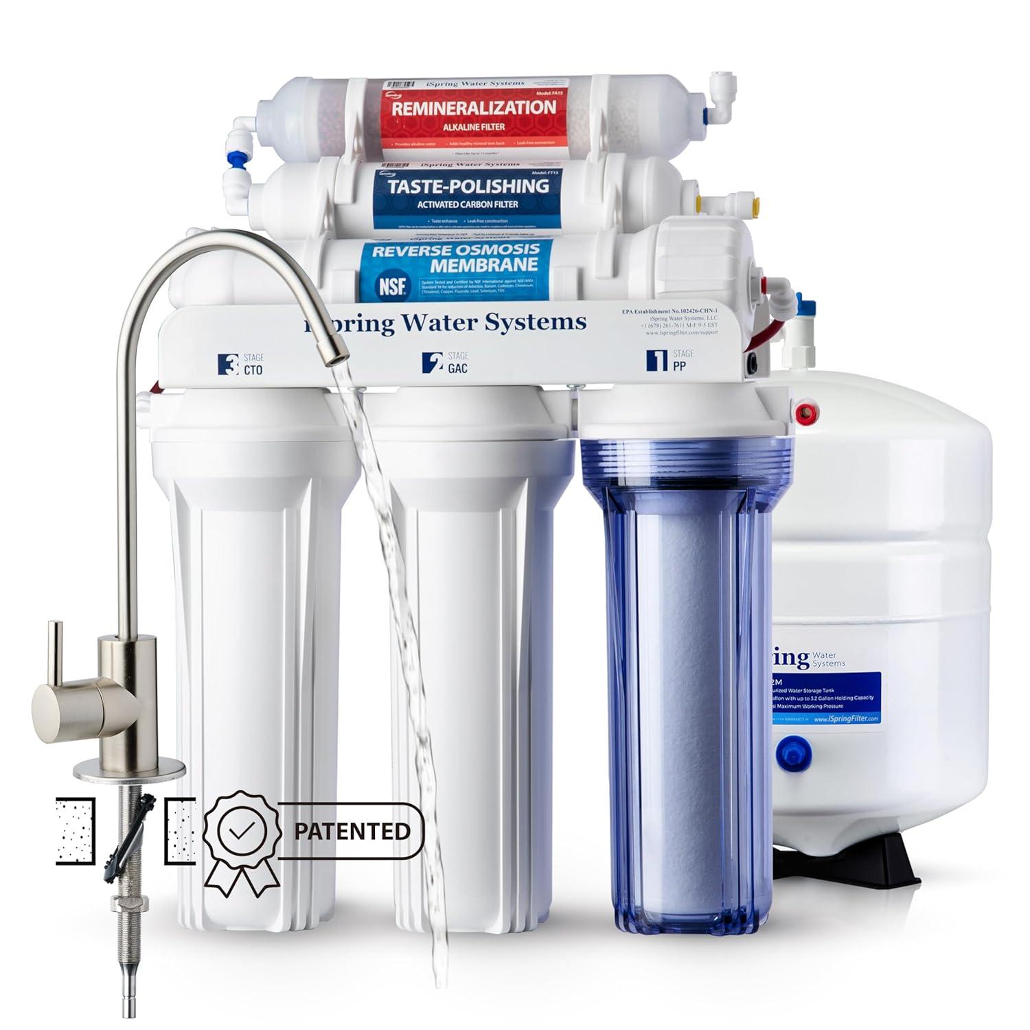 NSF Certified, Alkaline vs. RO vs. Compared RO: 75 GPD Surprising Home Use... Easy Install
