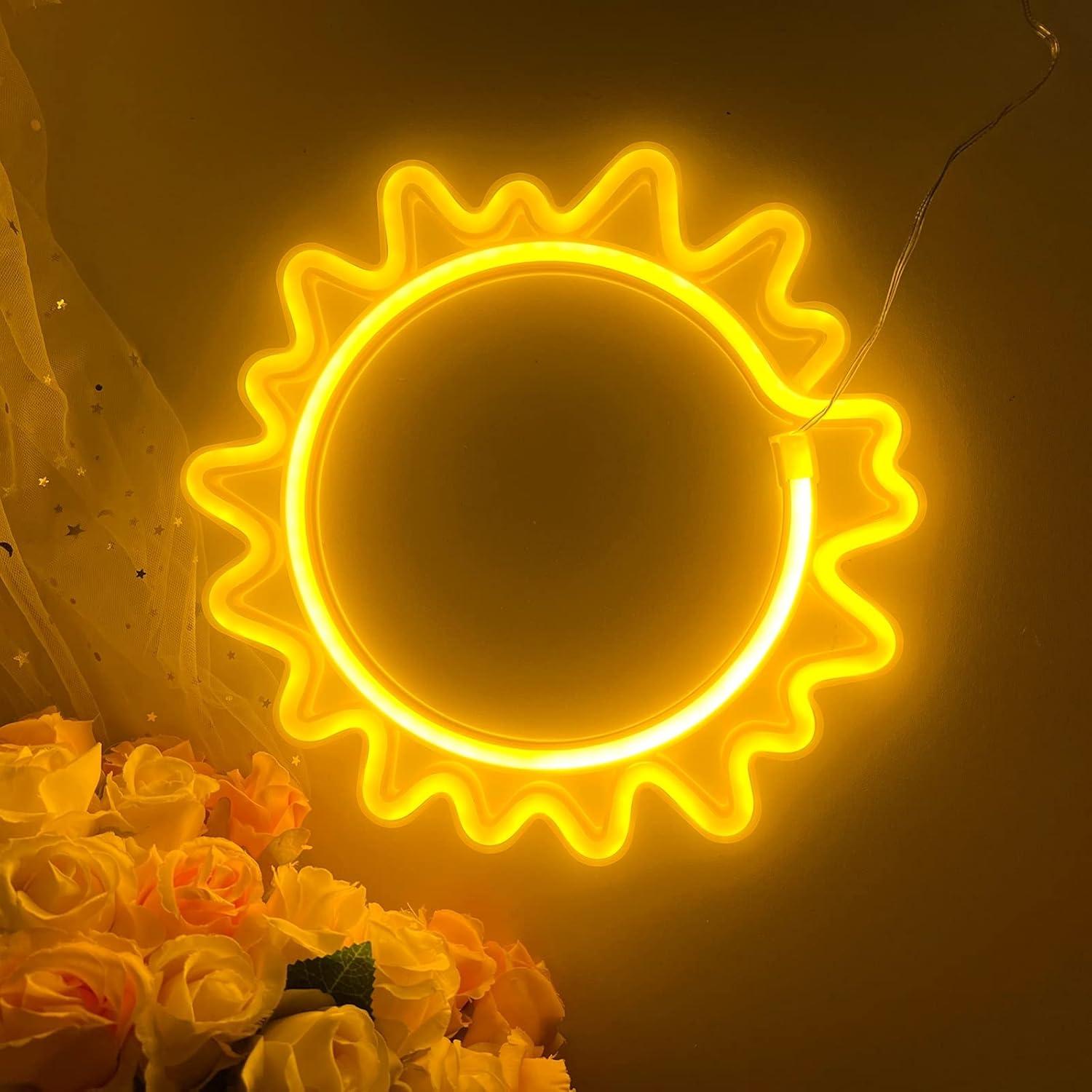 Sun Neon Sign vs Bed Room: Tested Aesthetic Glow Birthday Star