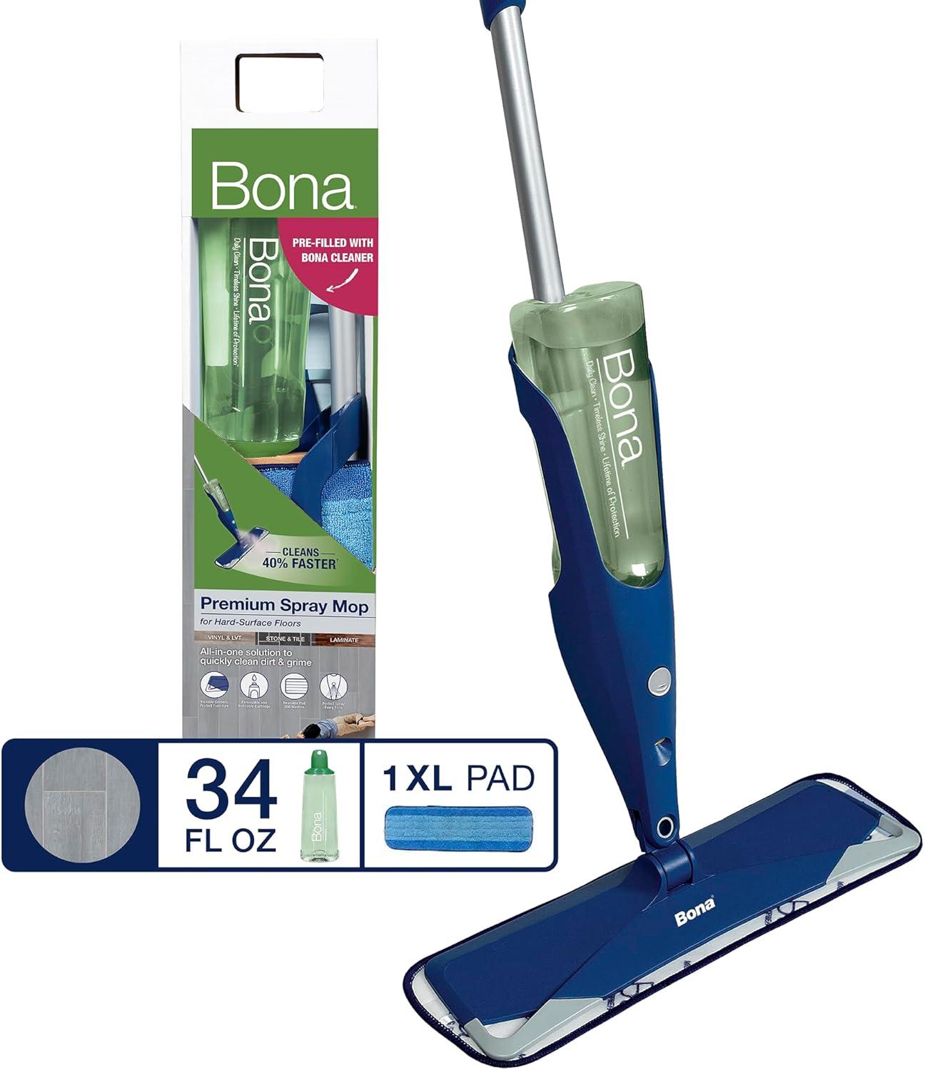 Bona Versus Sprays: Tested Surprising Grip On Stone... Floor Spray mop Insight!