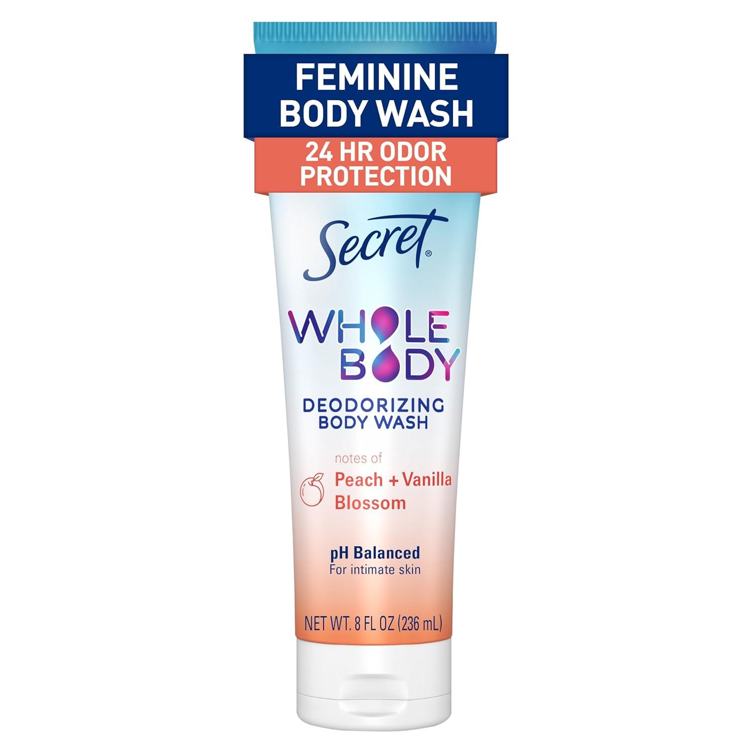 Versus Standard Wash: Tested Peachy Feminine Deodorant... Odor-Banishing, PH-Safe, Everywhere Use